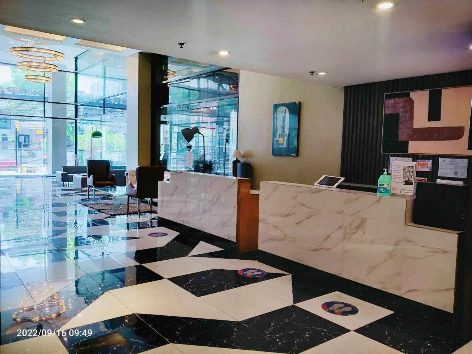 Lobby or reception in Pacific Park Hotel Lobby or reception in Pacific Park Hotel