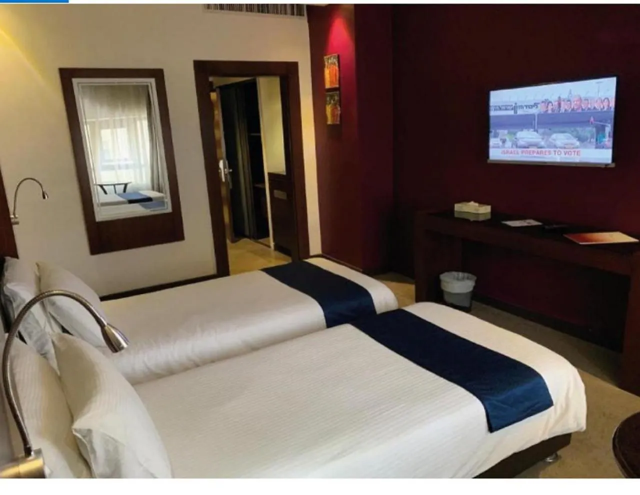 Bed in Torino Hotel Amman