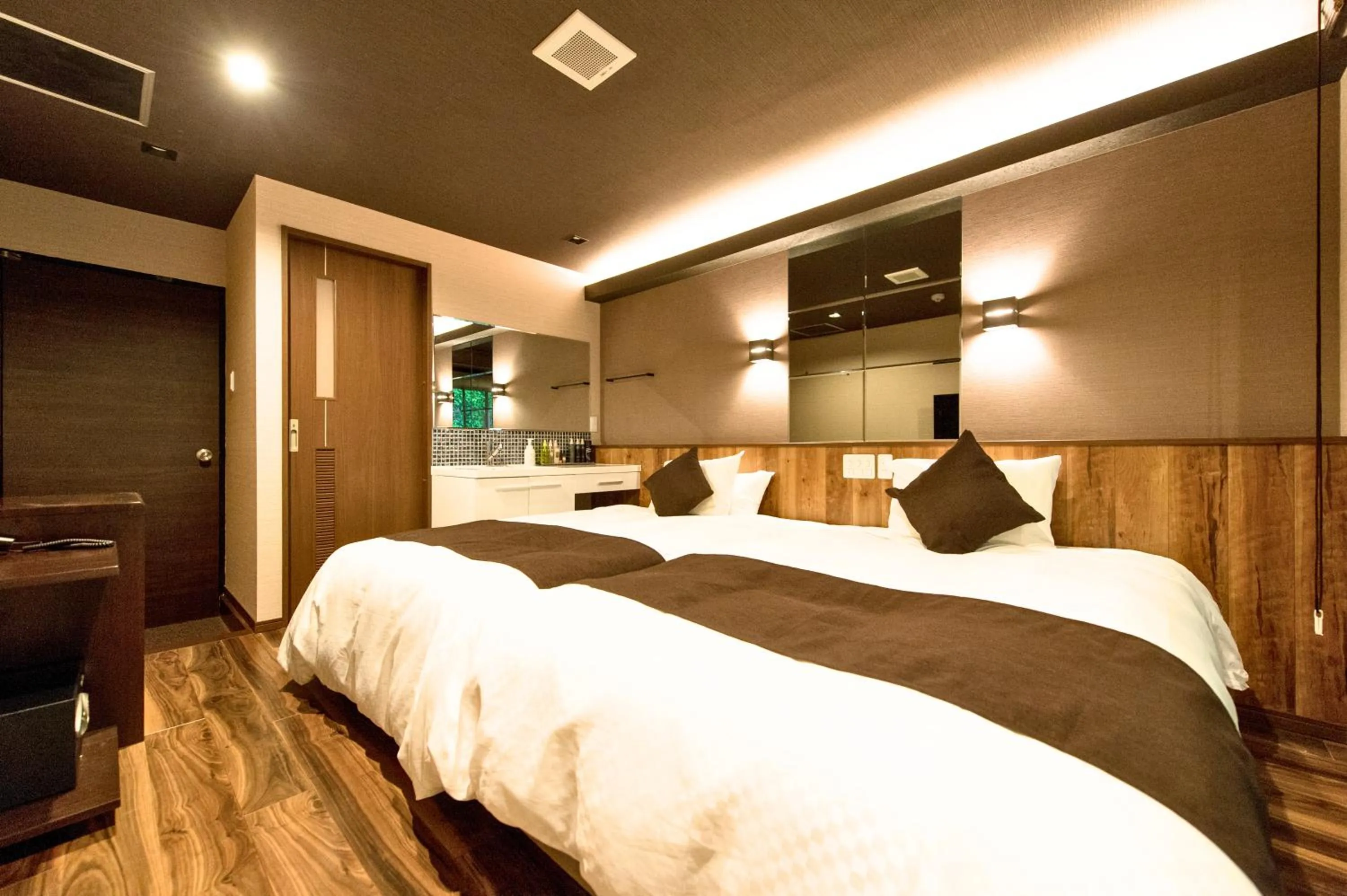 Bedroom, Bed in LiVEMAX RESORT Hakone Sengokuhara