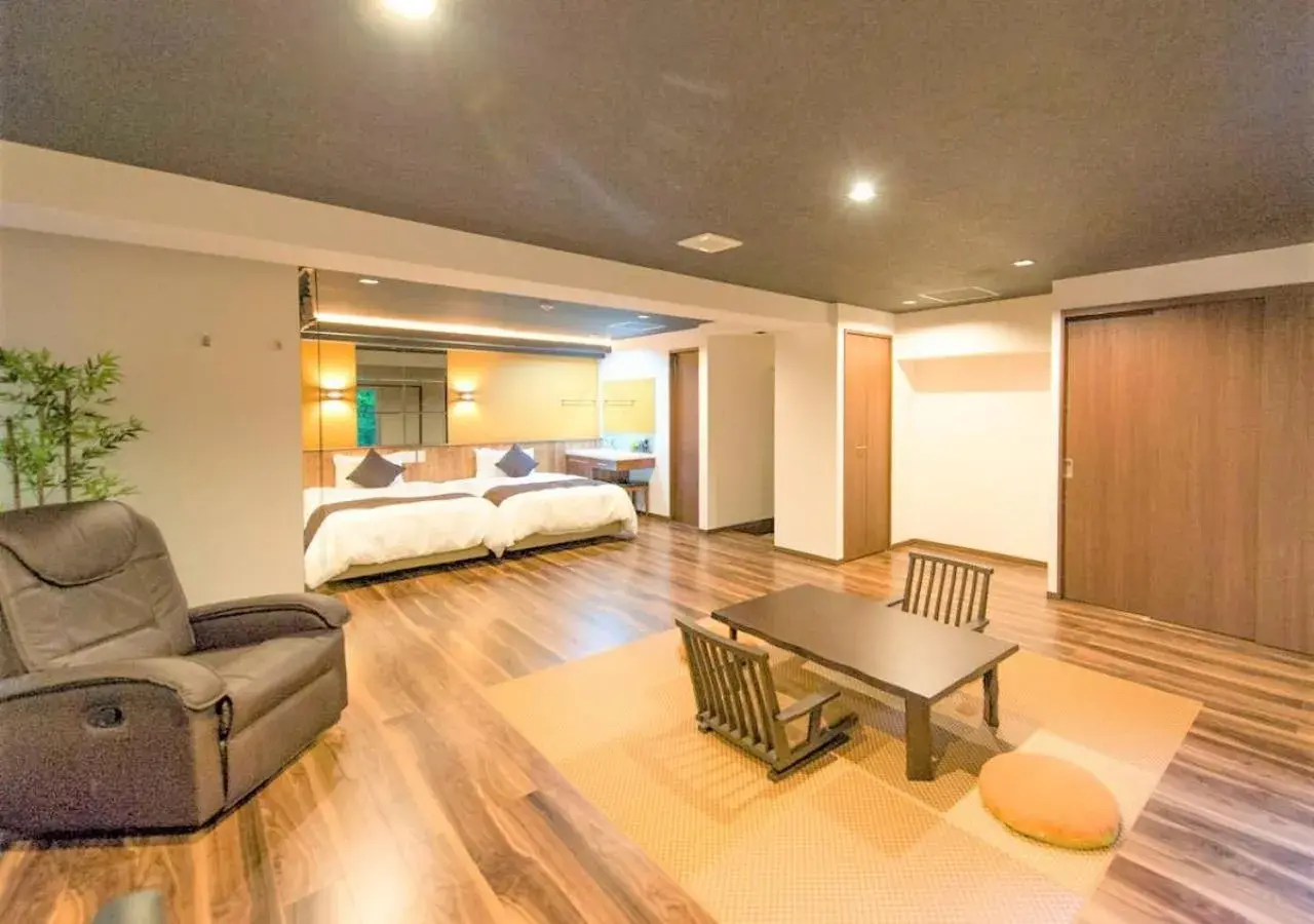 Bed in LiVEMAX RESORT Hakone Sengokuhara Bed in LiVEMAX RESORT Hakone Sengokuhara