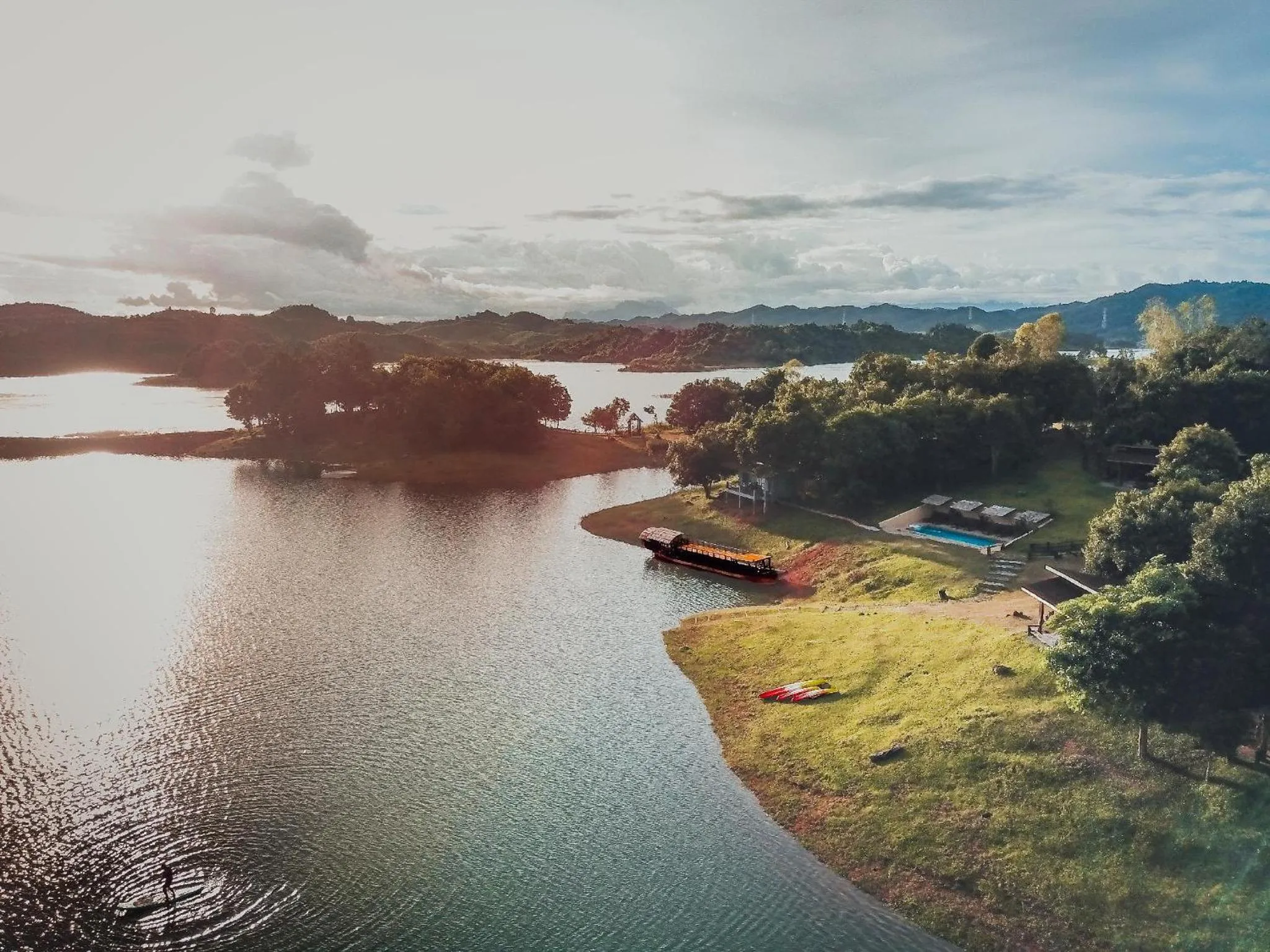 Property building in Green View Resort