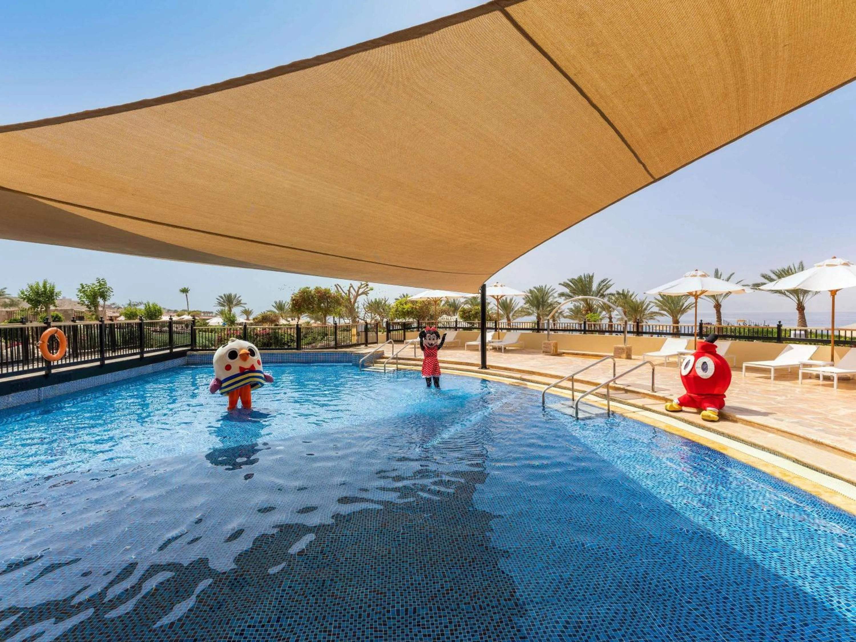 Pool view in Mövenpick Resort & Spa Tala Bay Aqaba