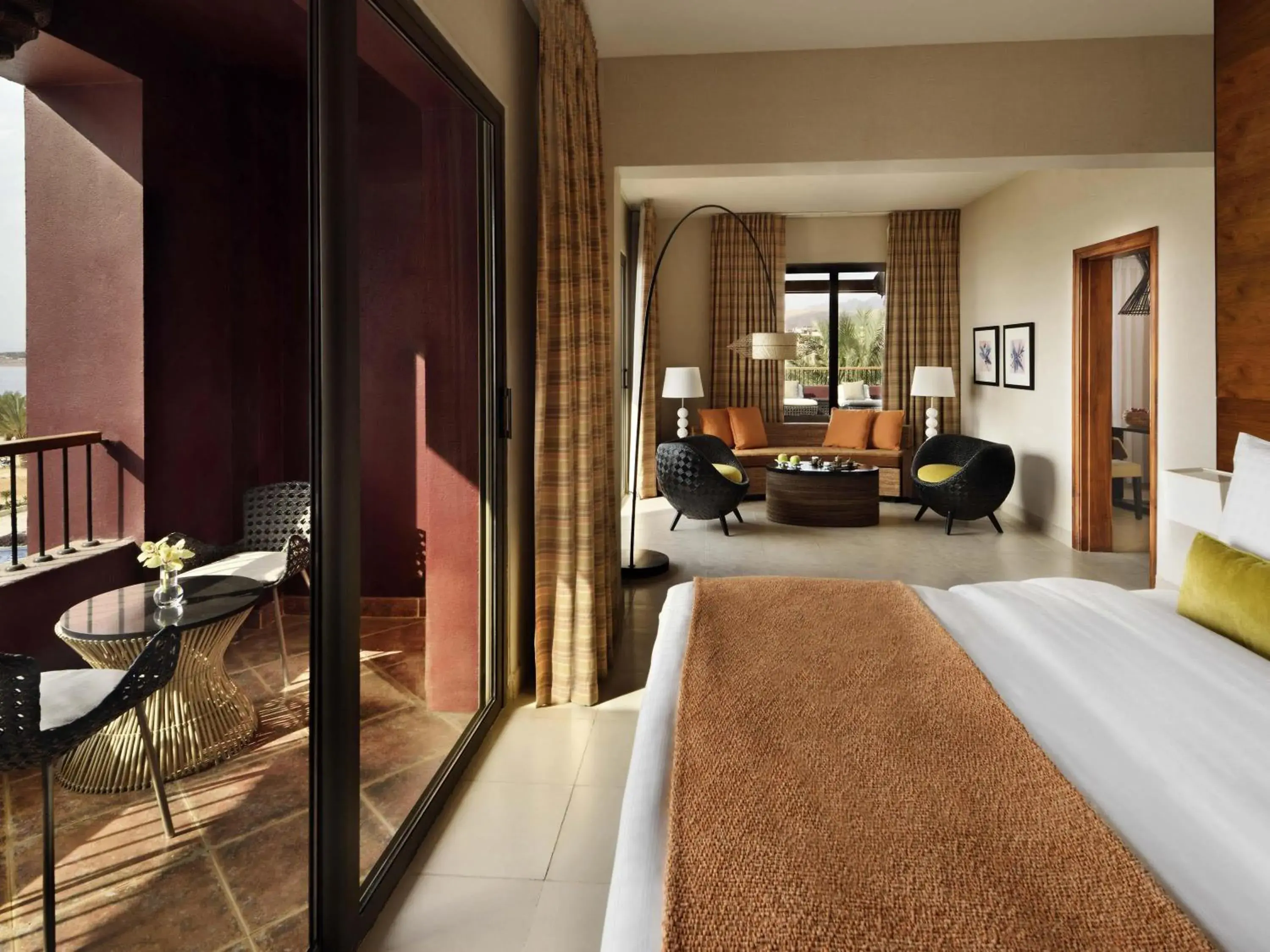 Bedroom, Bed in Mövenpick Resort & Spa Tala Bay Aqaba Bedroom, Bed in Mövenpick Resort & Spa Tala Bay Aqaba