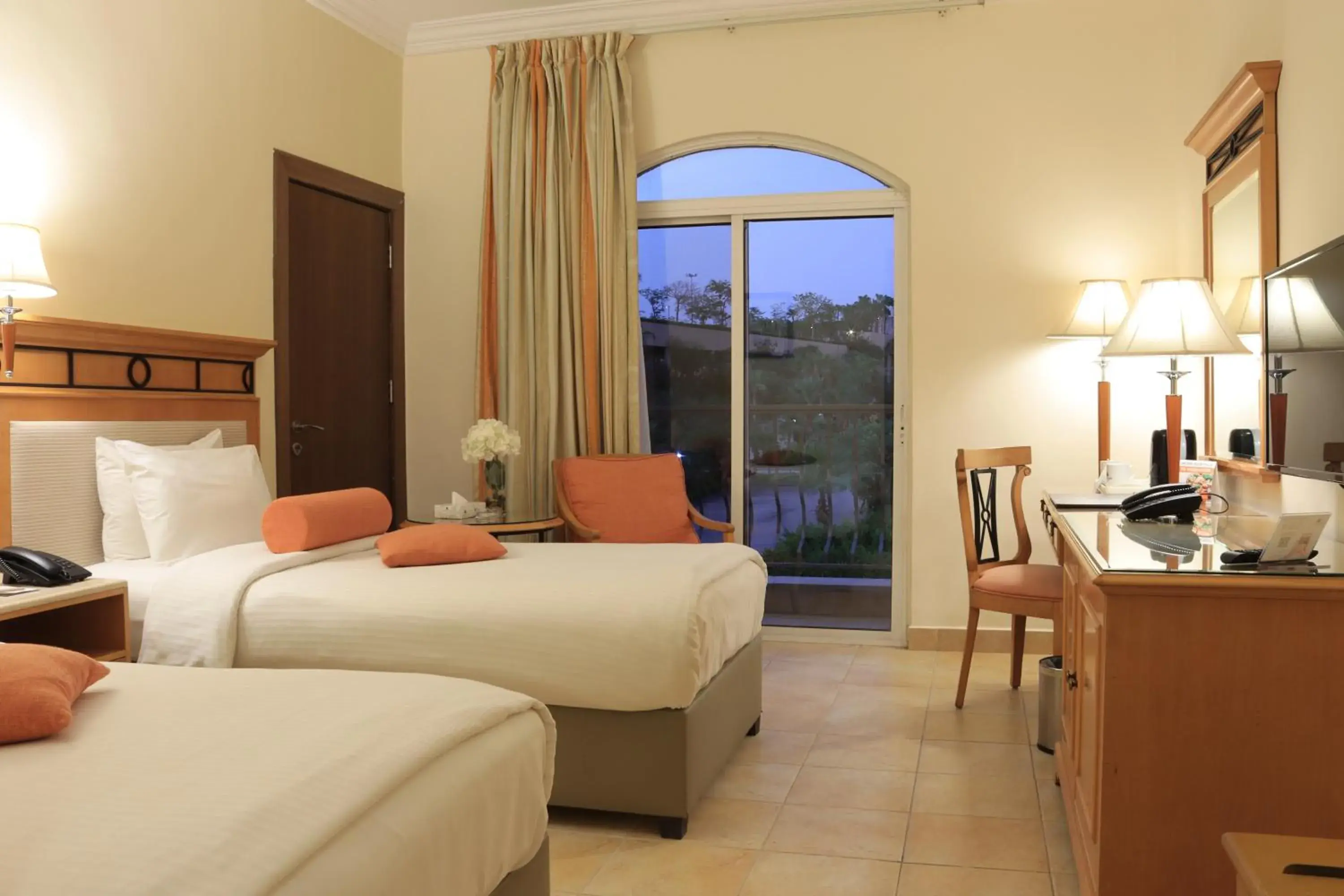 Bedroom, Bed in Dead Sea Spa Hotel Bedroom, Bed in Dead Sea Spa Hotel