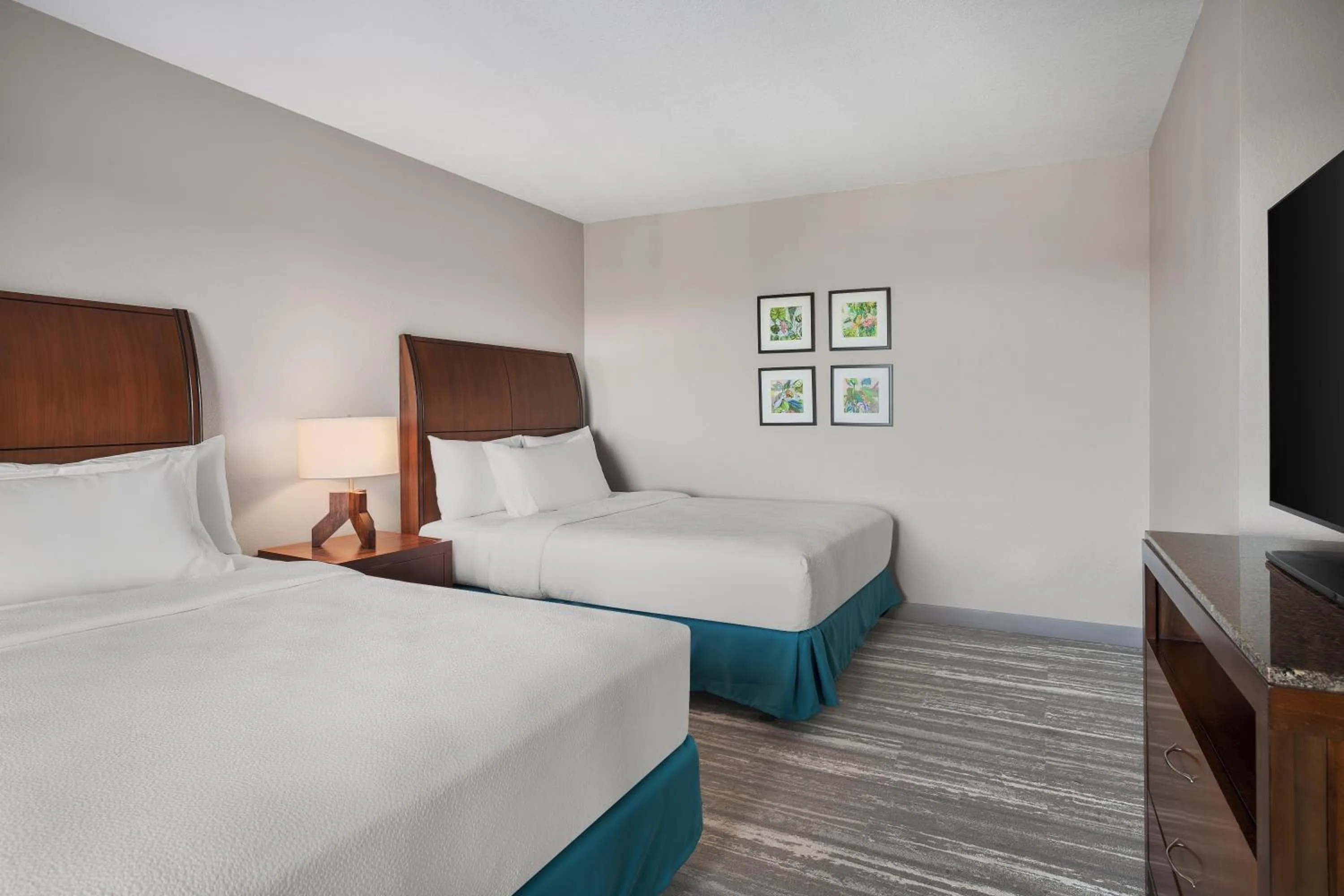 Bed in Hilton Garden Inn Tampa North