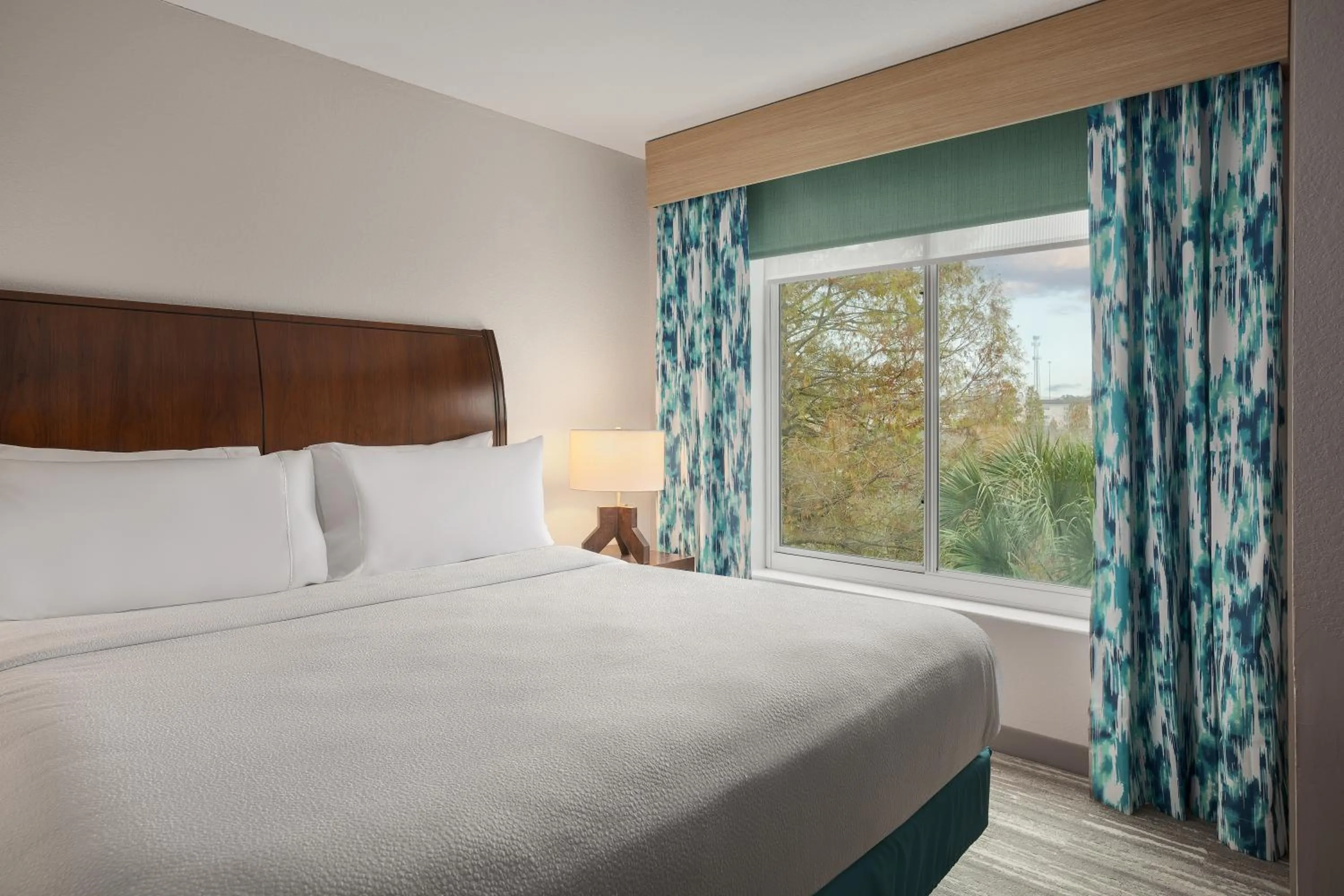 Bed in Hilton Garden Inn Tampa North