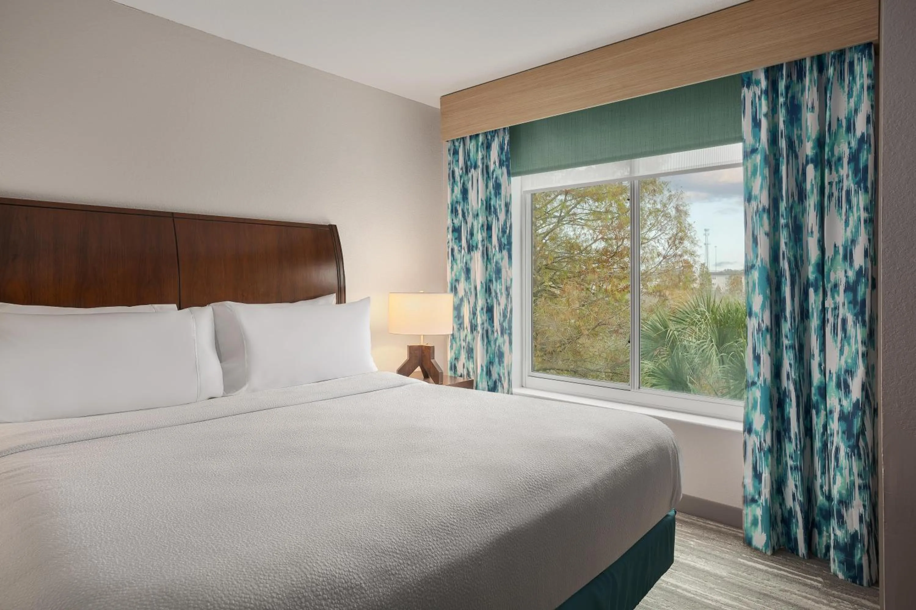 Bed in Hilton Garden Inn Tampa North