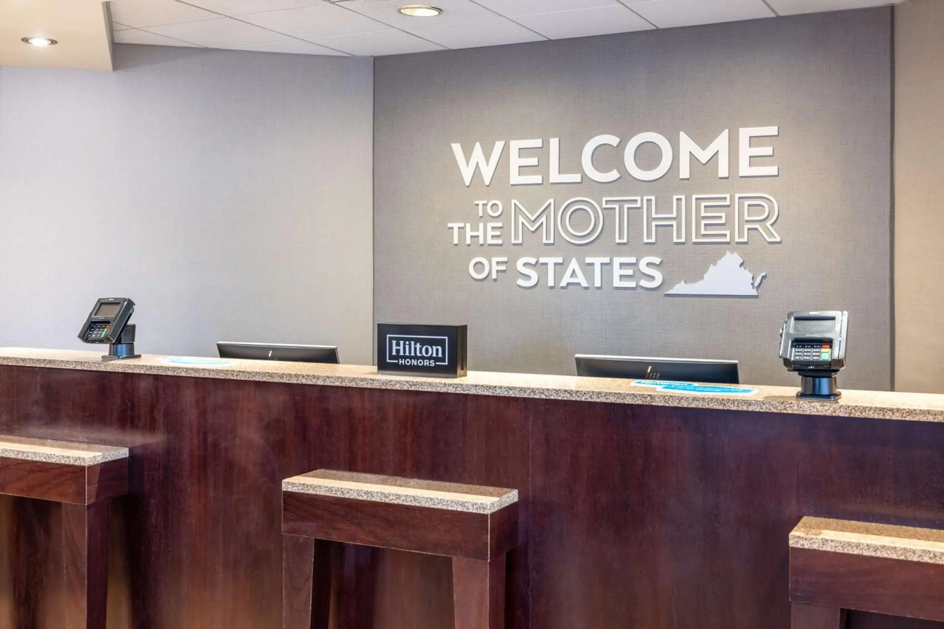 Lobby or reception in Hampton Inn Manassas Lobby or reception in Hampton Inn Manassas