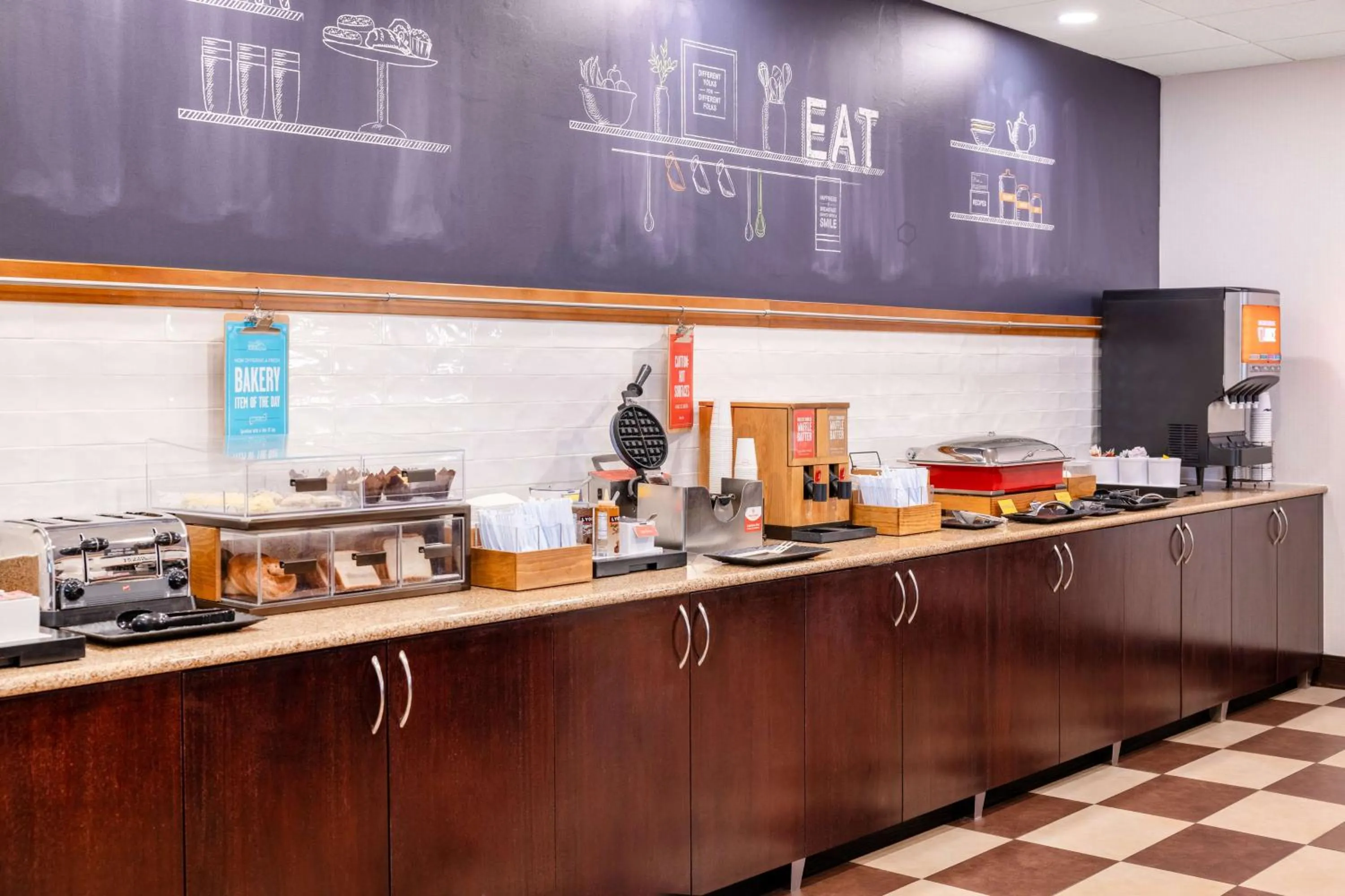 Breakfast in Hampton Inn Manassas