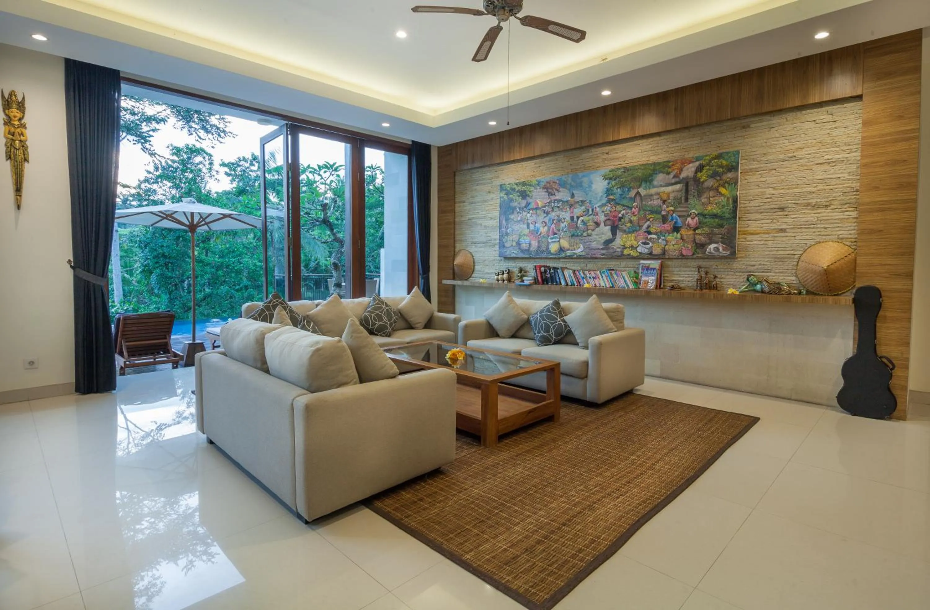 Area and facilities in River Sakti Ubud by Prasi