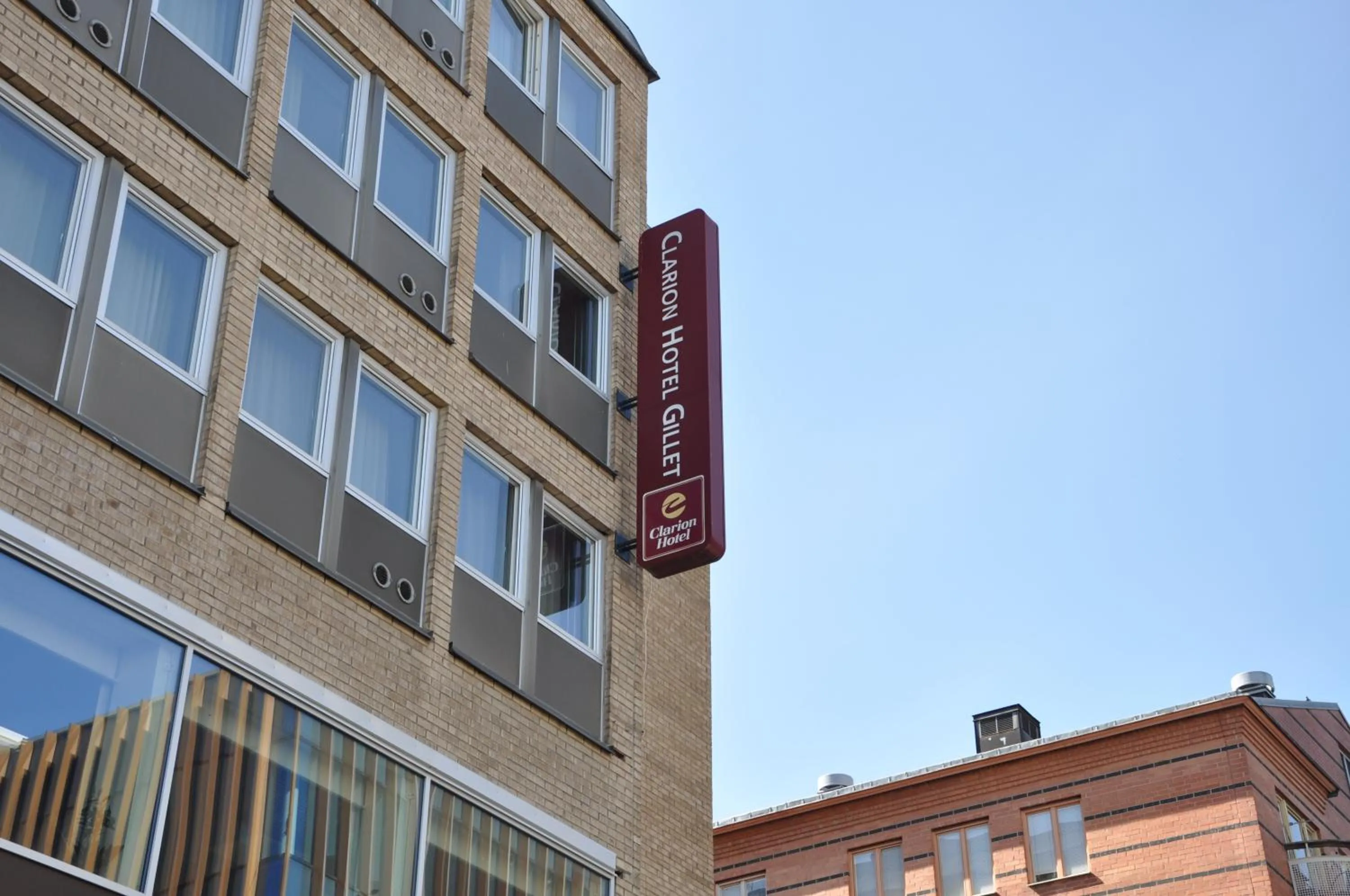 Facade/entrance in Clarion Hotel Gillet