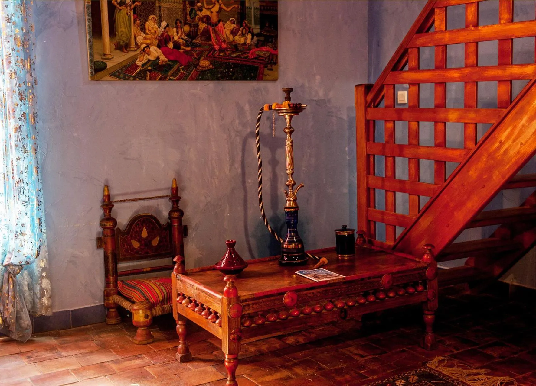 Seating area in Demeure de Digoine "Chambre d'Hotes"