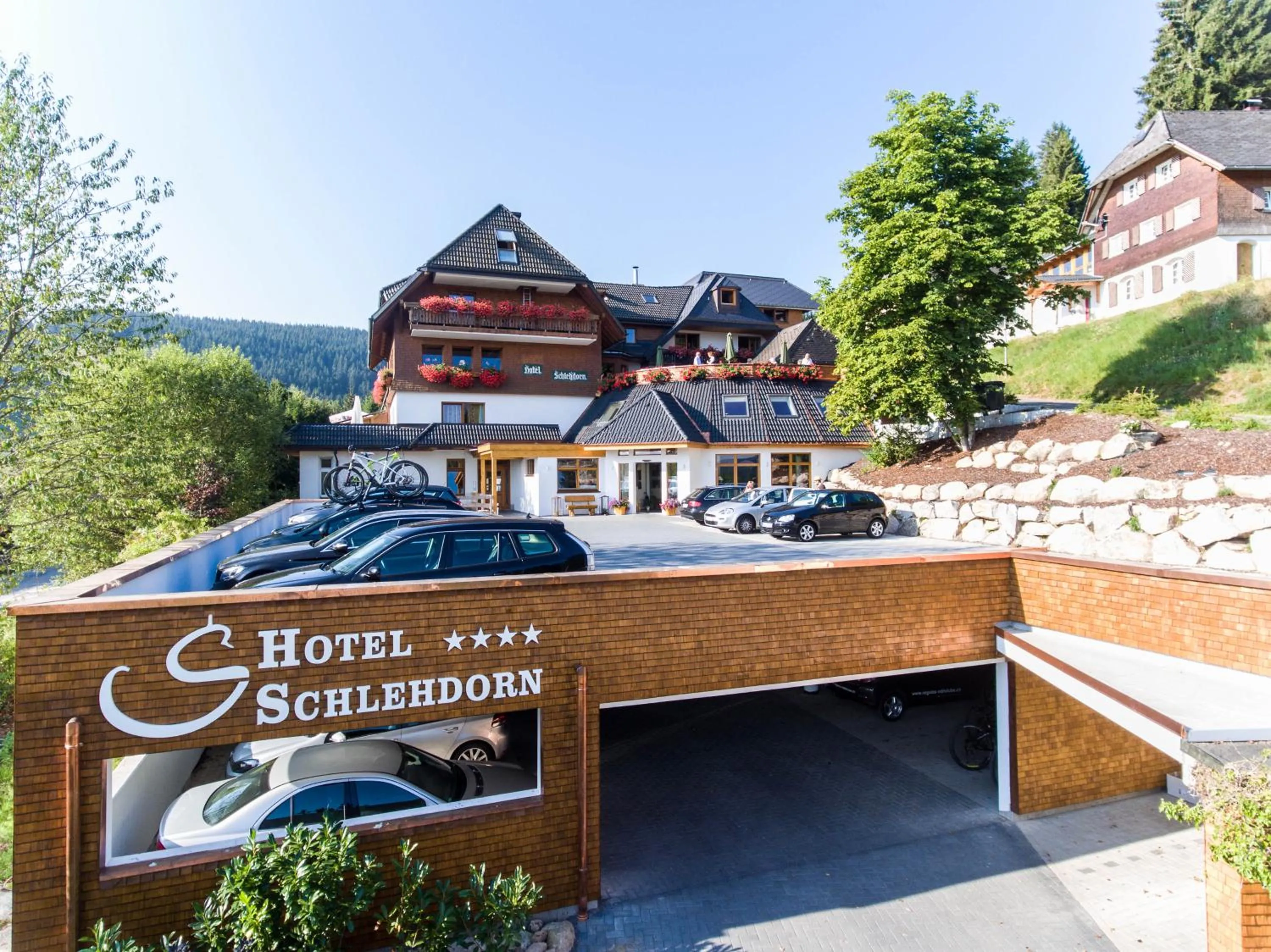 Facade/entrance in Hotel Schlehdorn