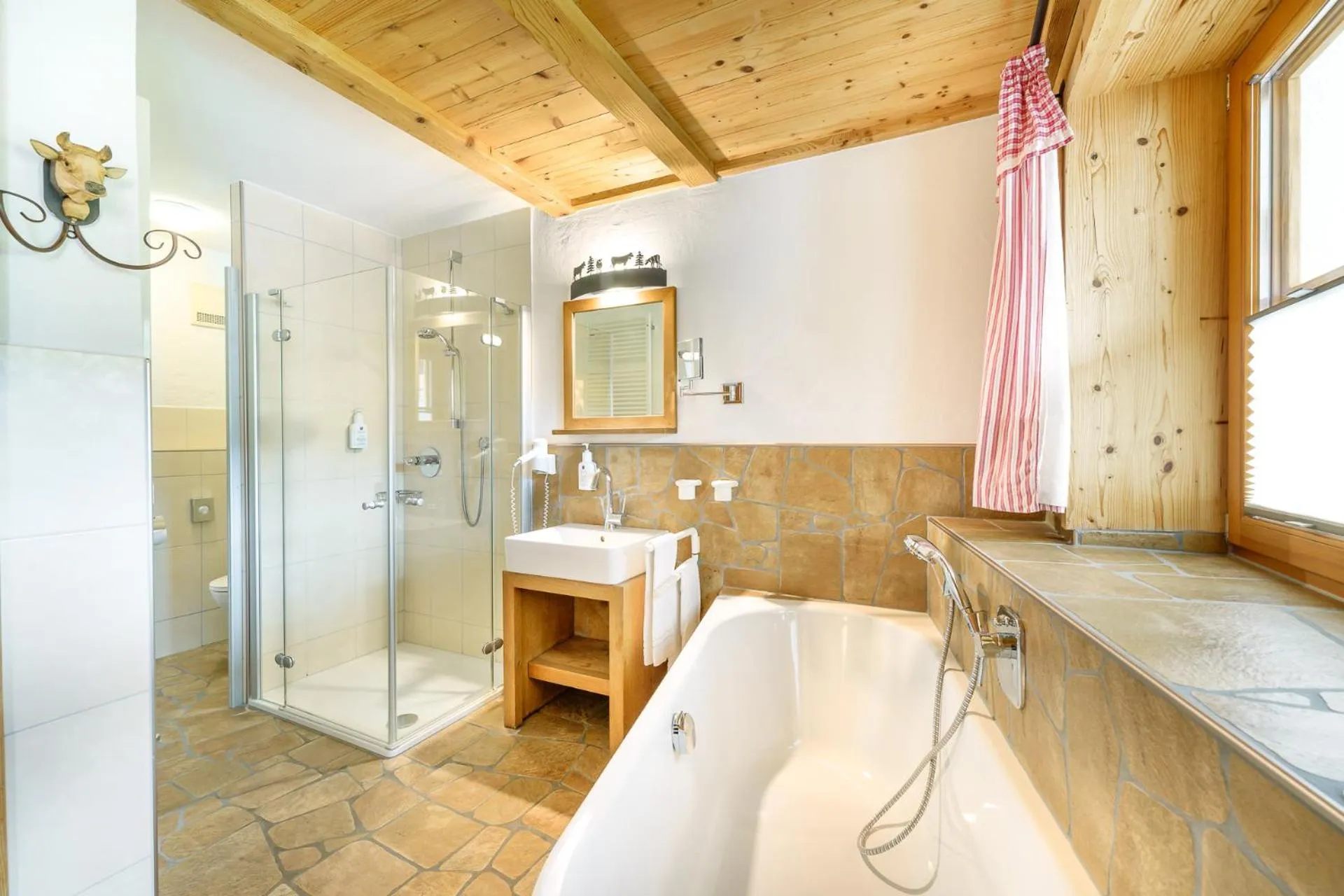 Shower in Hotel Schlehdorn