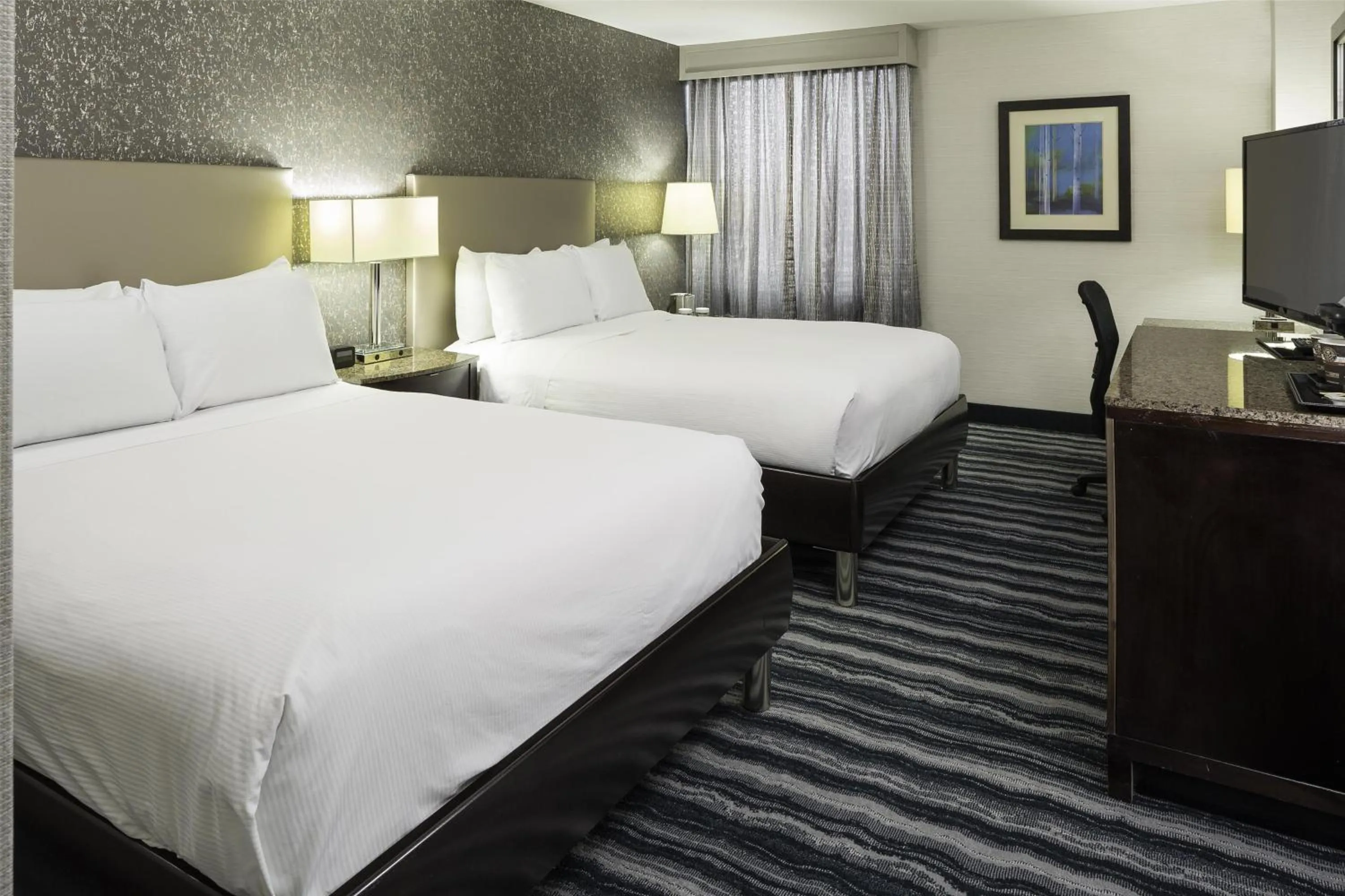 Bed in DoubleTree by Hilton Hotel Wilmington