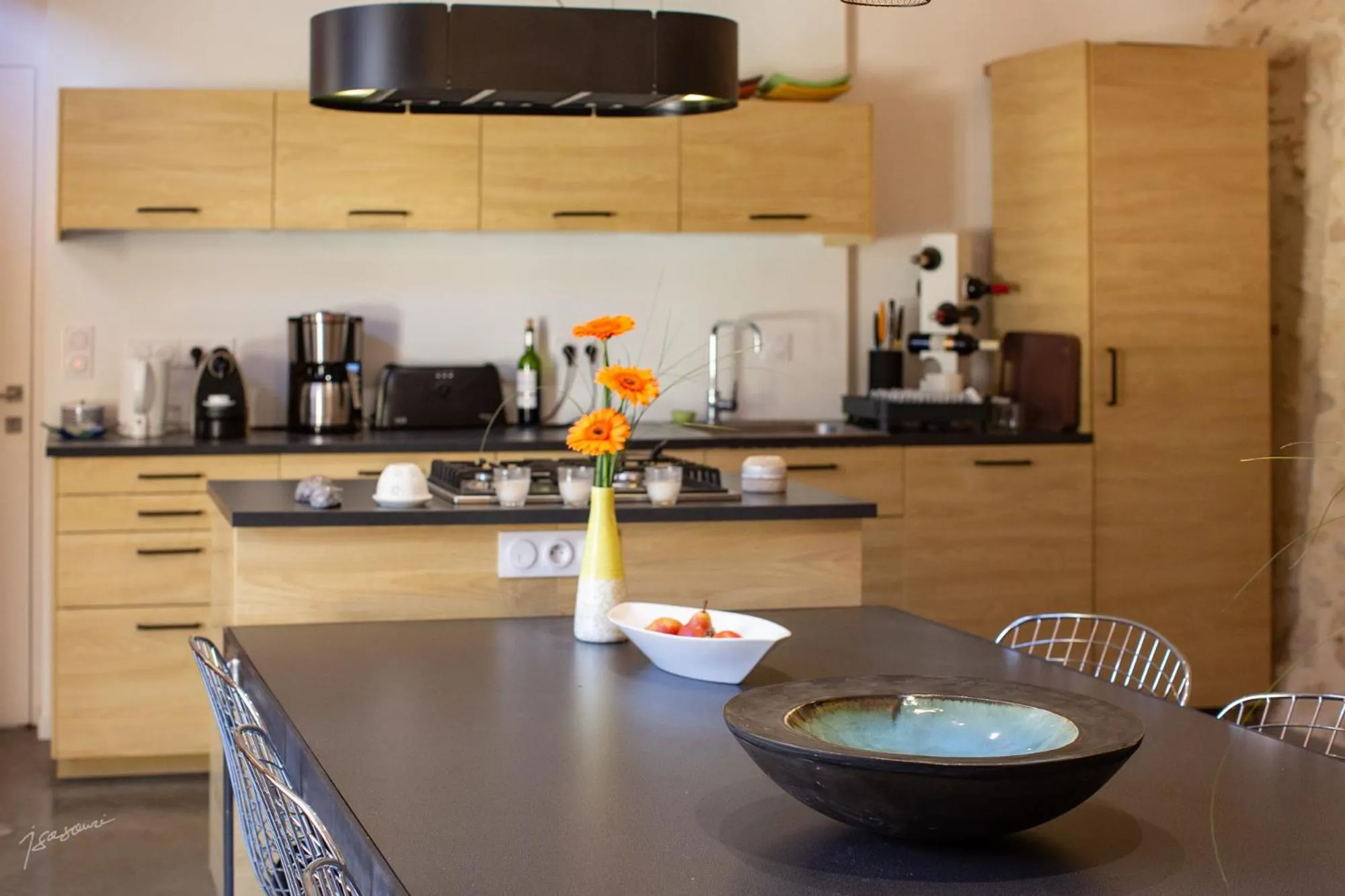 Kitchen or kitchenette in La Métairie du Clos Saint Louis
