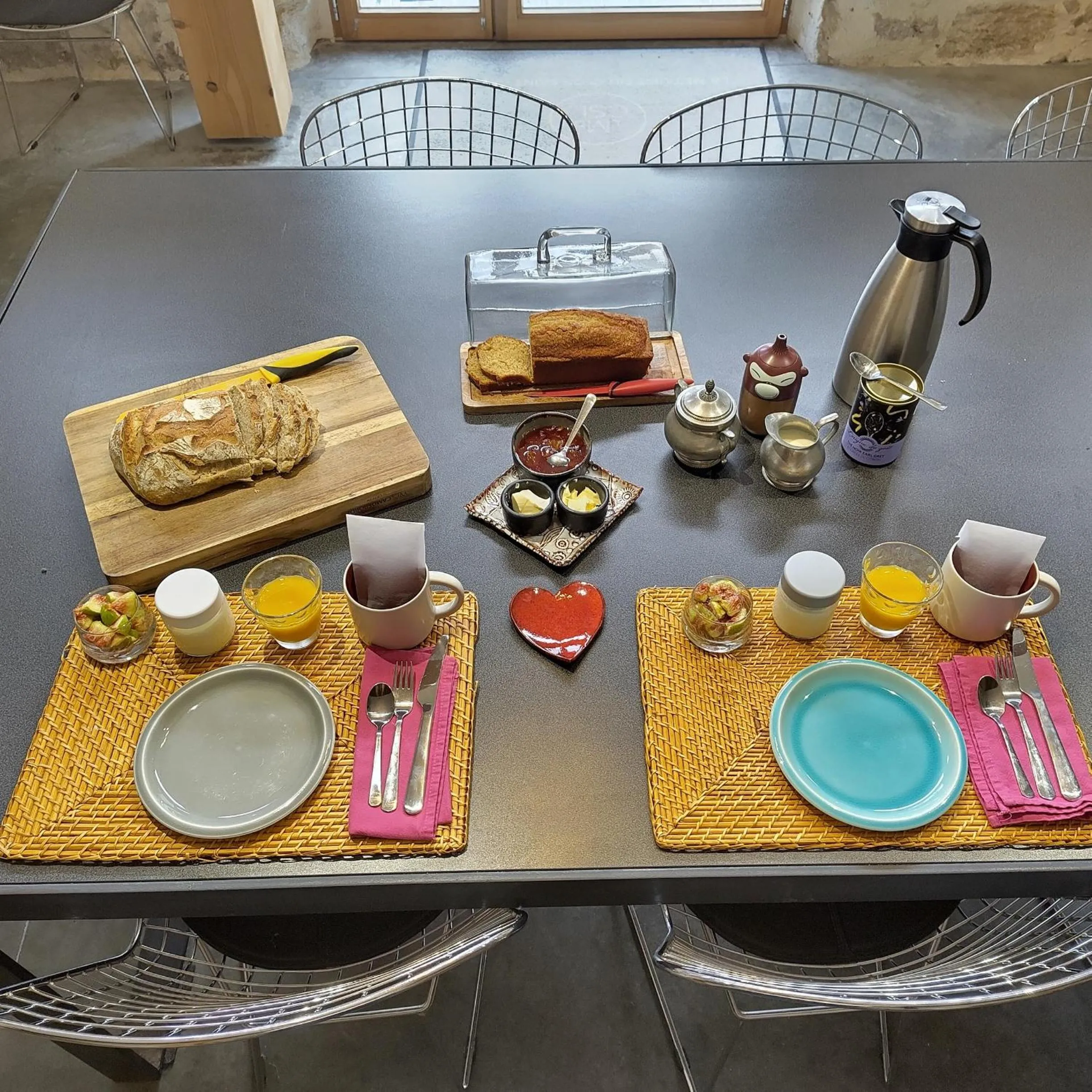 Breakfast in La Métairie du Clos Saint Louis