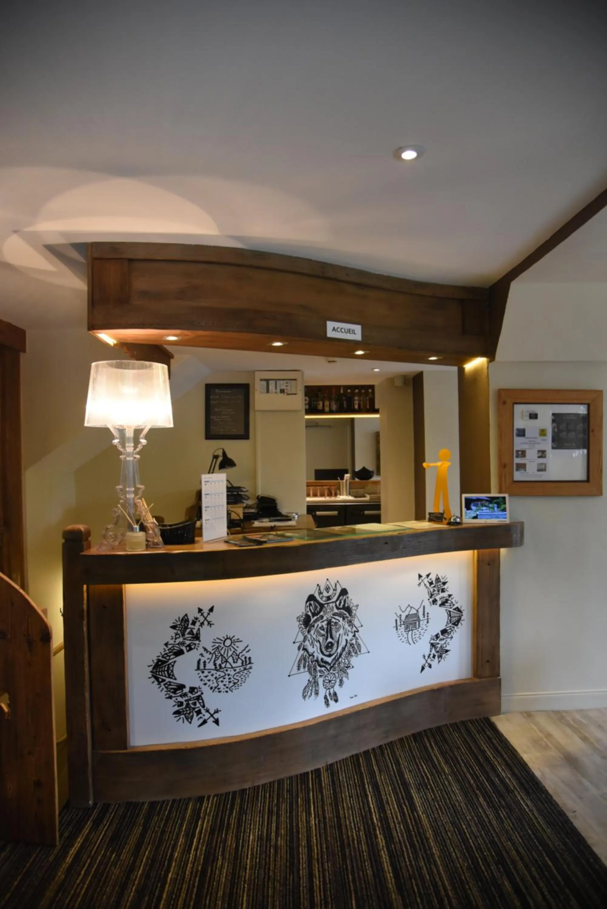 Lobby or reception in Le Relais Du Mont Blanc