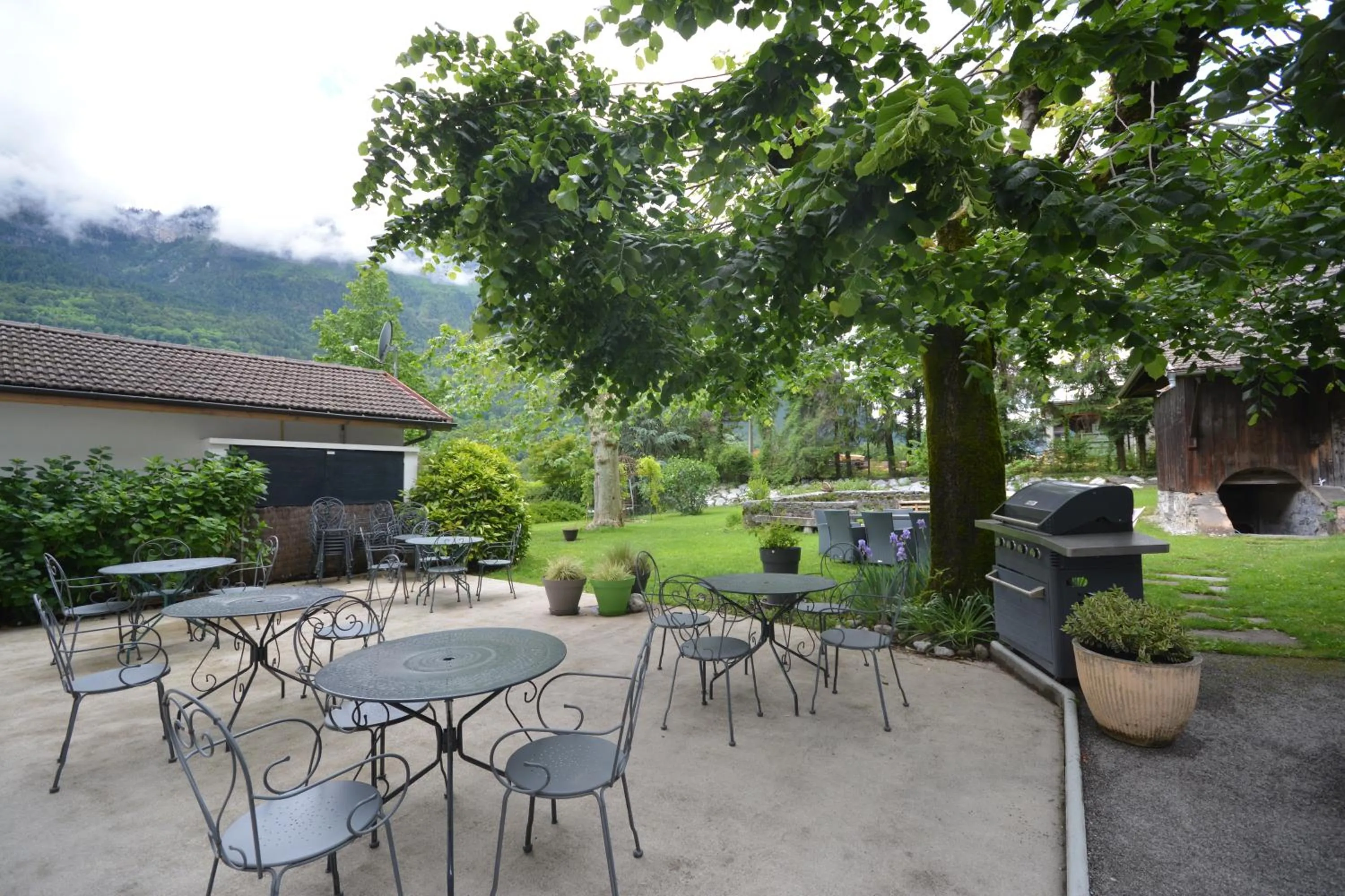 Patio in Le Relais Du Mont Blanc