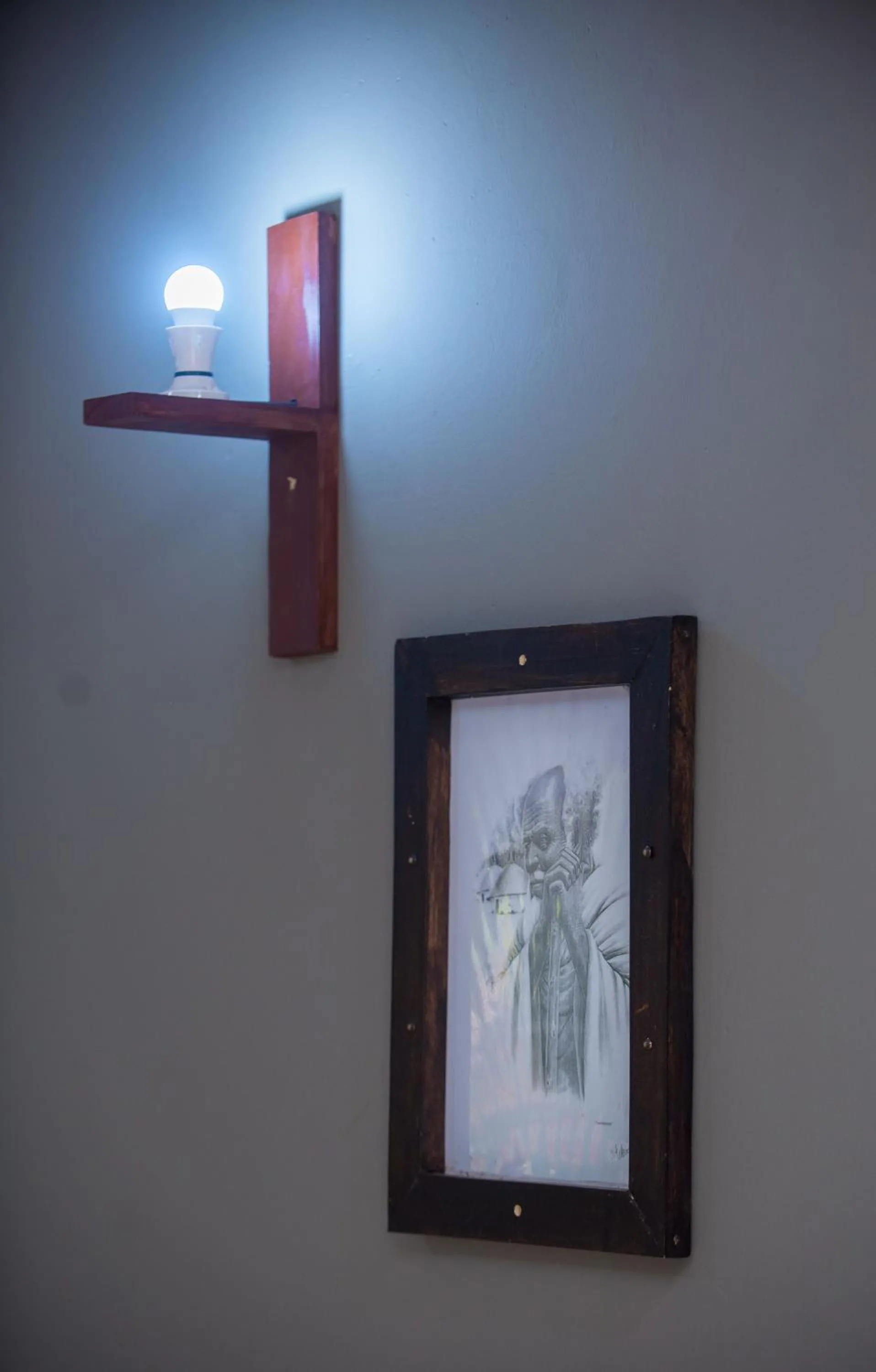 Decorative detail in Arusha Giraffe Lodge