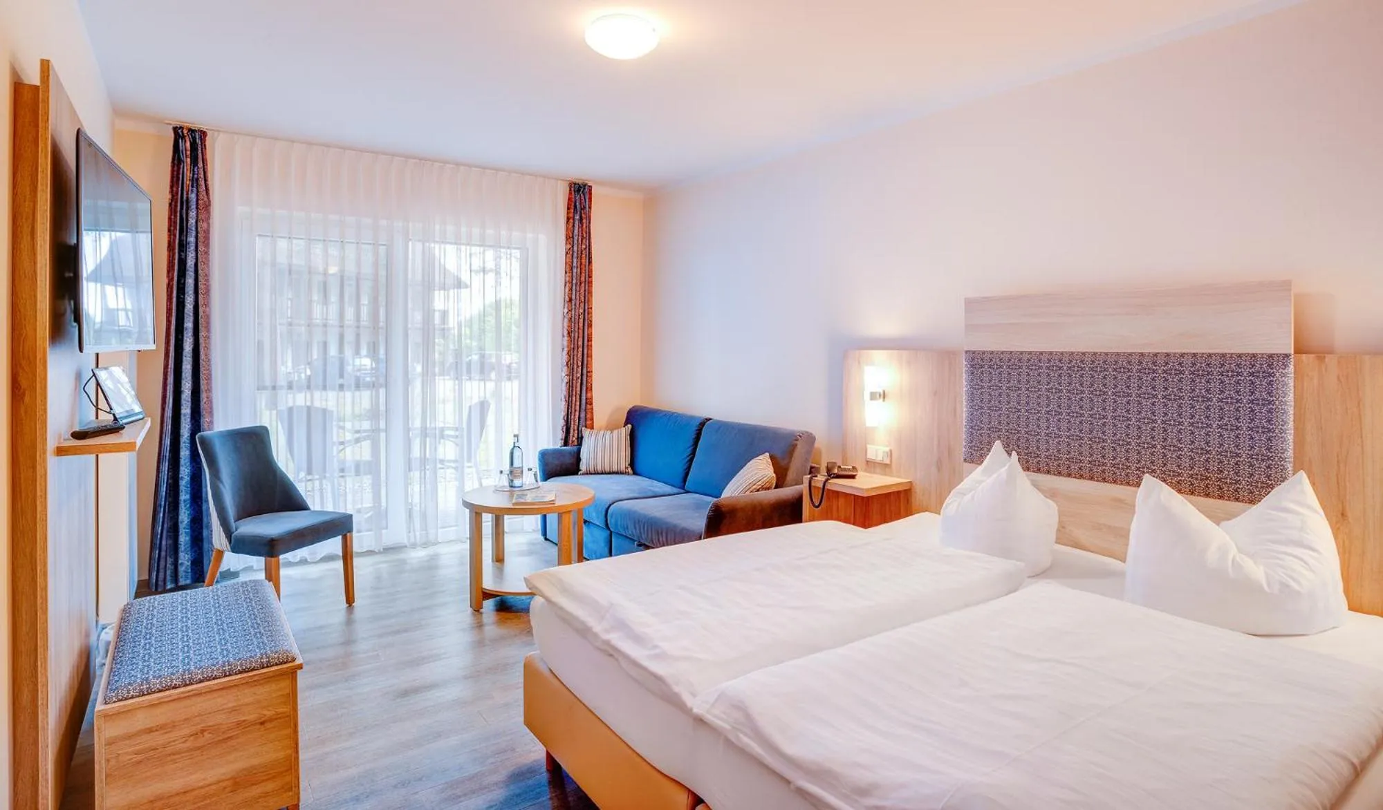 Photo of the whole room, Bed in HAFFHUS - Hotel & Spa