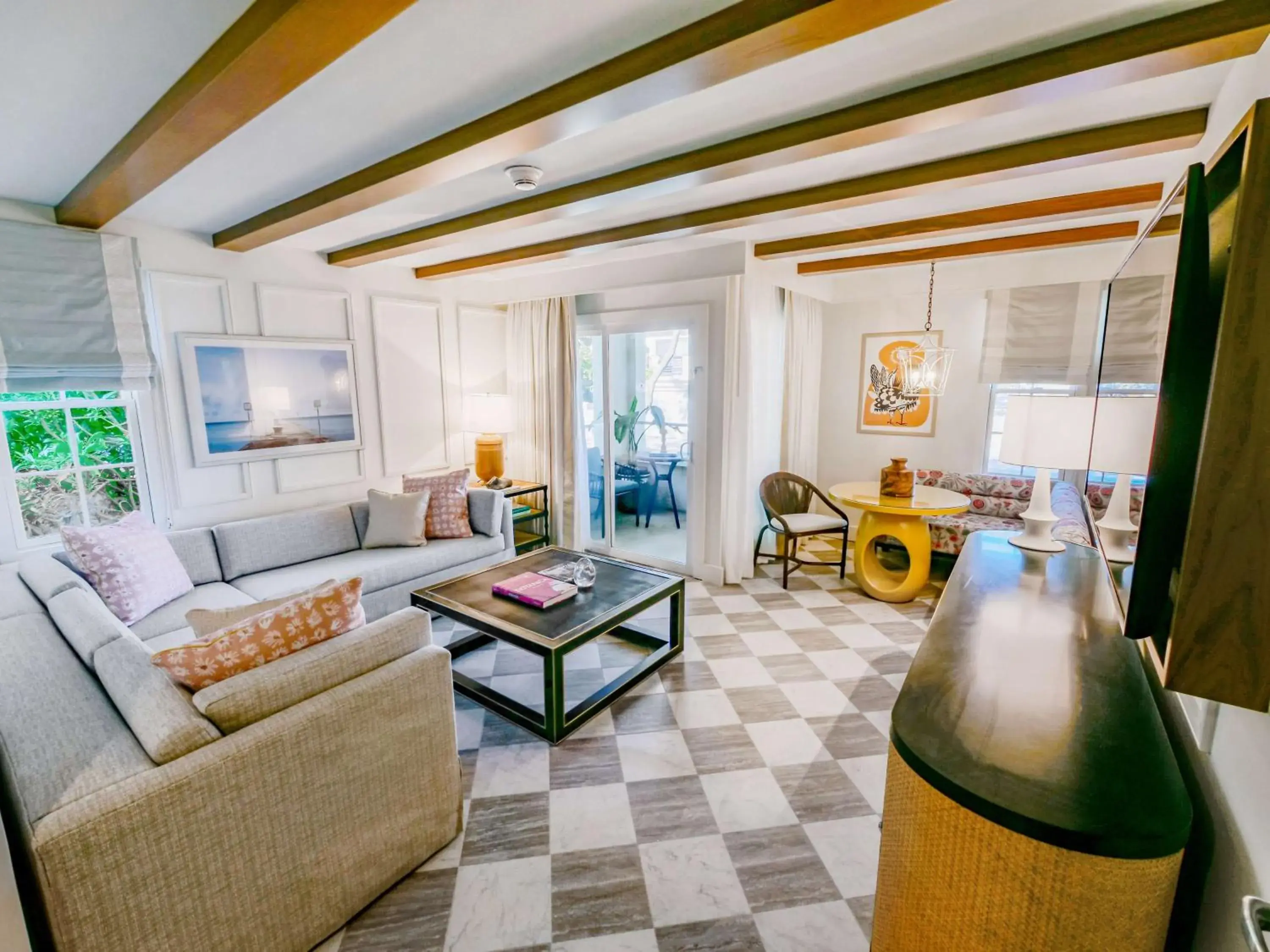 Living room in Casa Marina Key West, Curio Collection by Hilton Living room in Casa Marina Key West, Curio Collection by Hilton