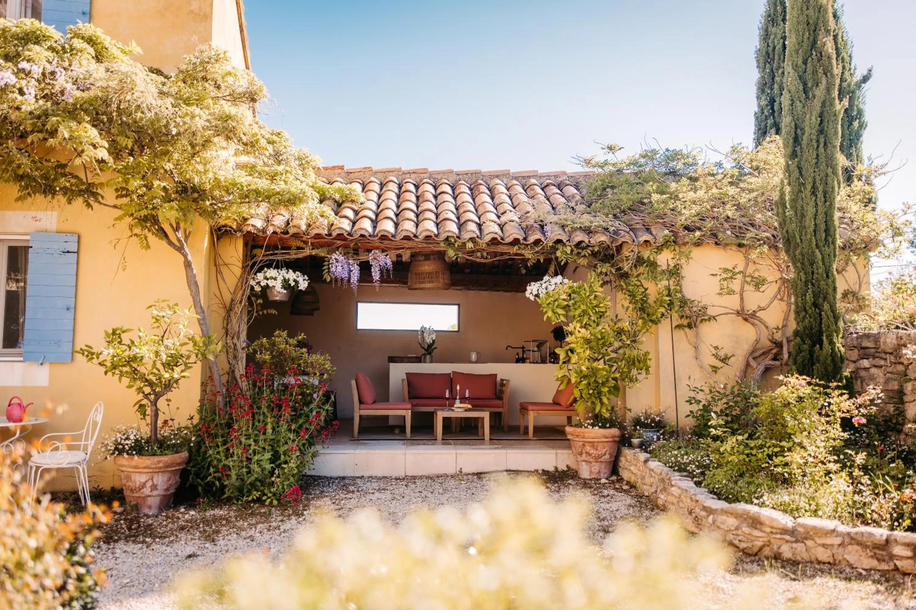 Kitchen or kitchenette in Bastide Saint-Didier