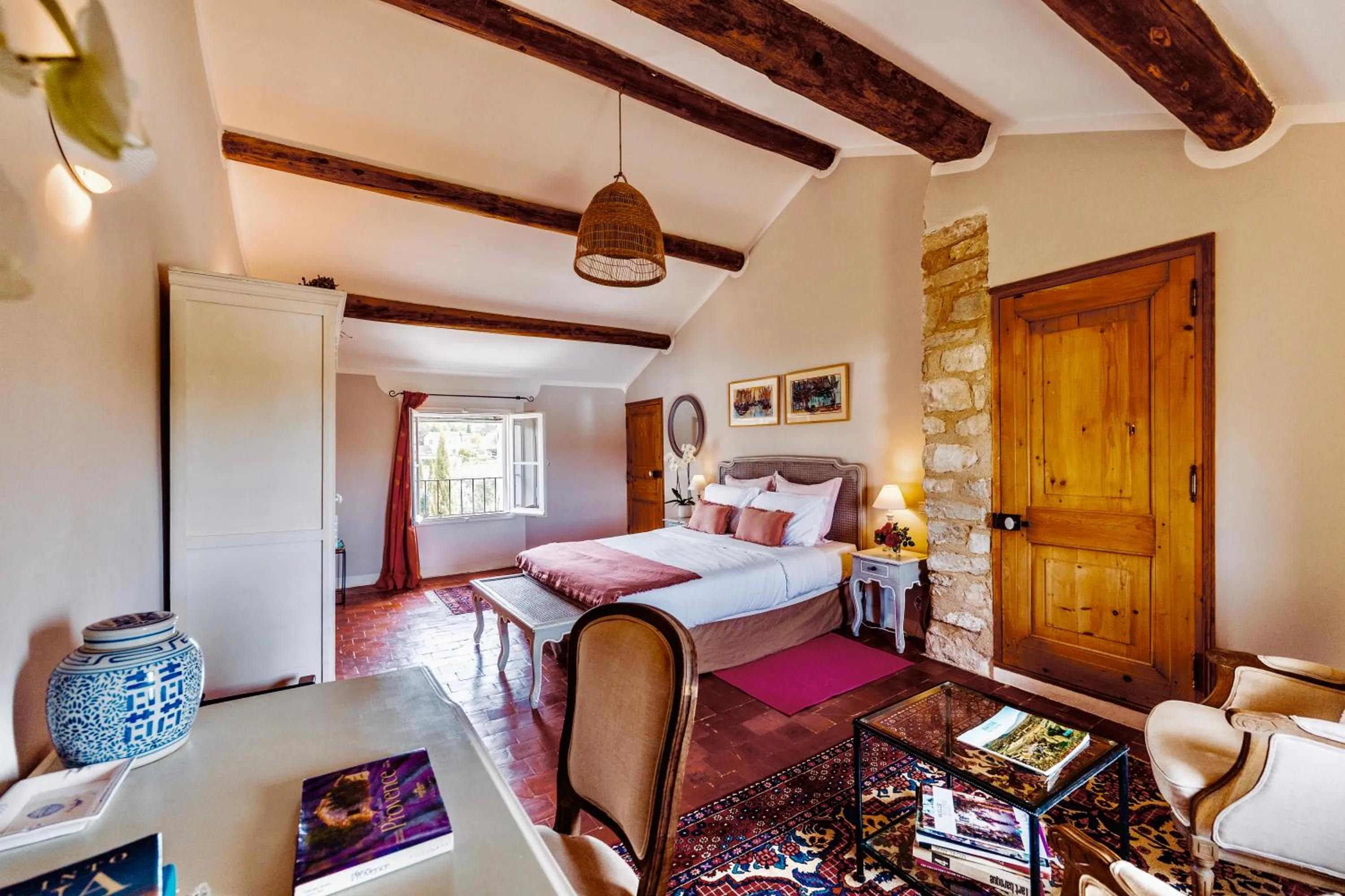 Bedroom, Bed in Bastide Saint-Didier