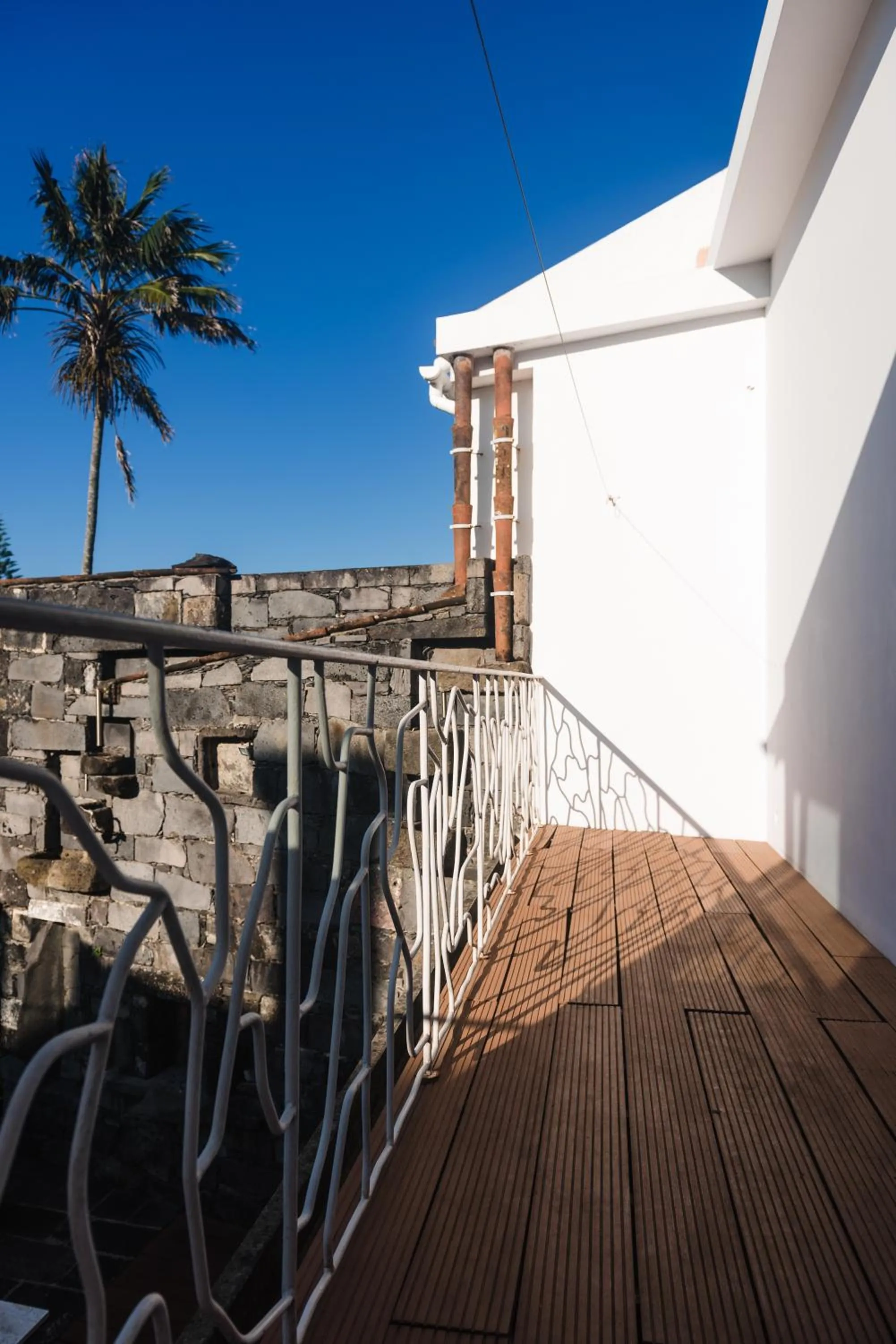Balcony/Terrace in Flor do Mar House
