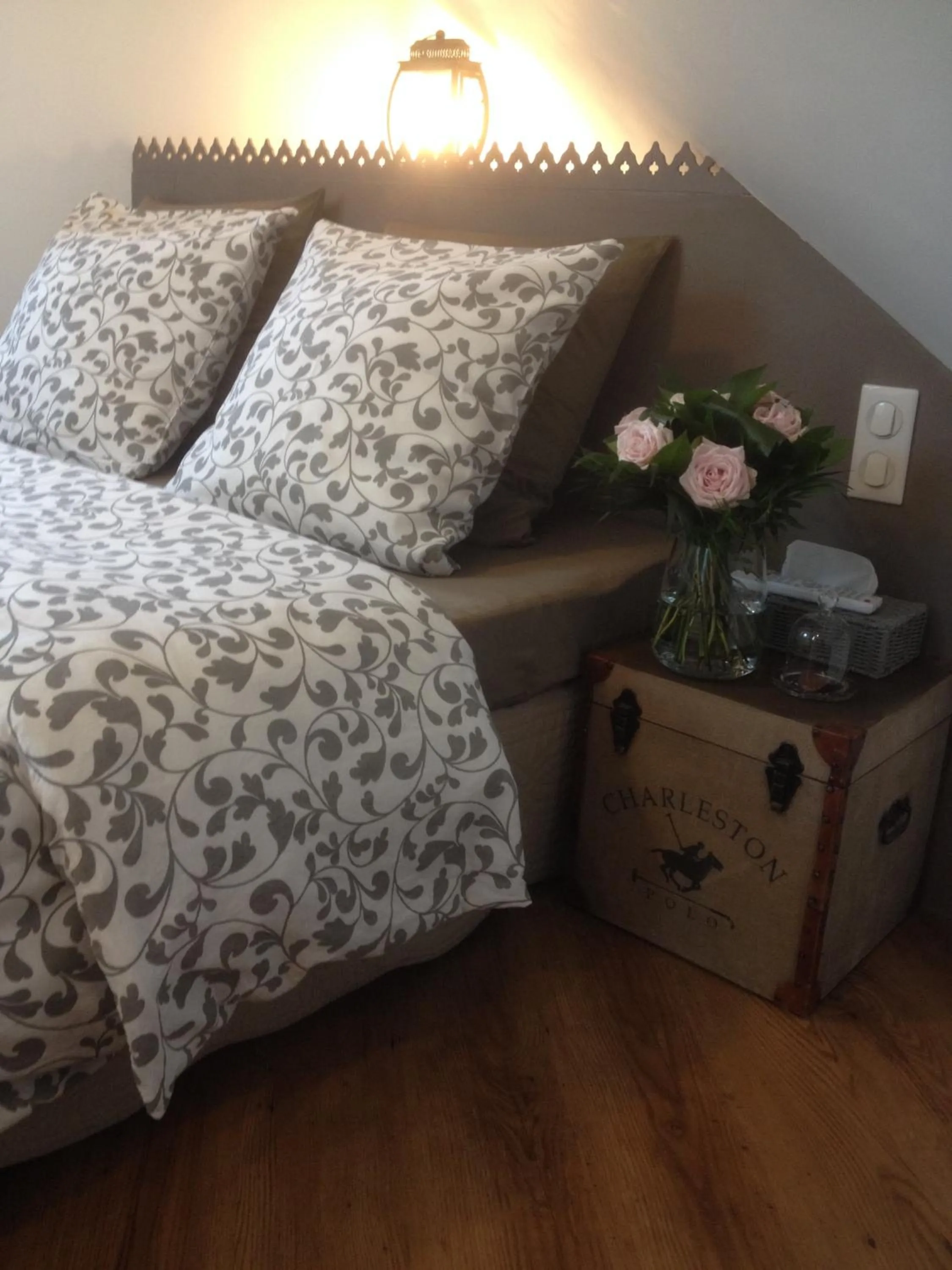 Decorative detail, Bed in Paardenhof Guesthouse