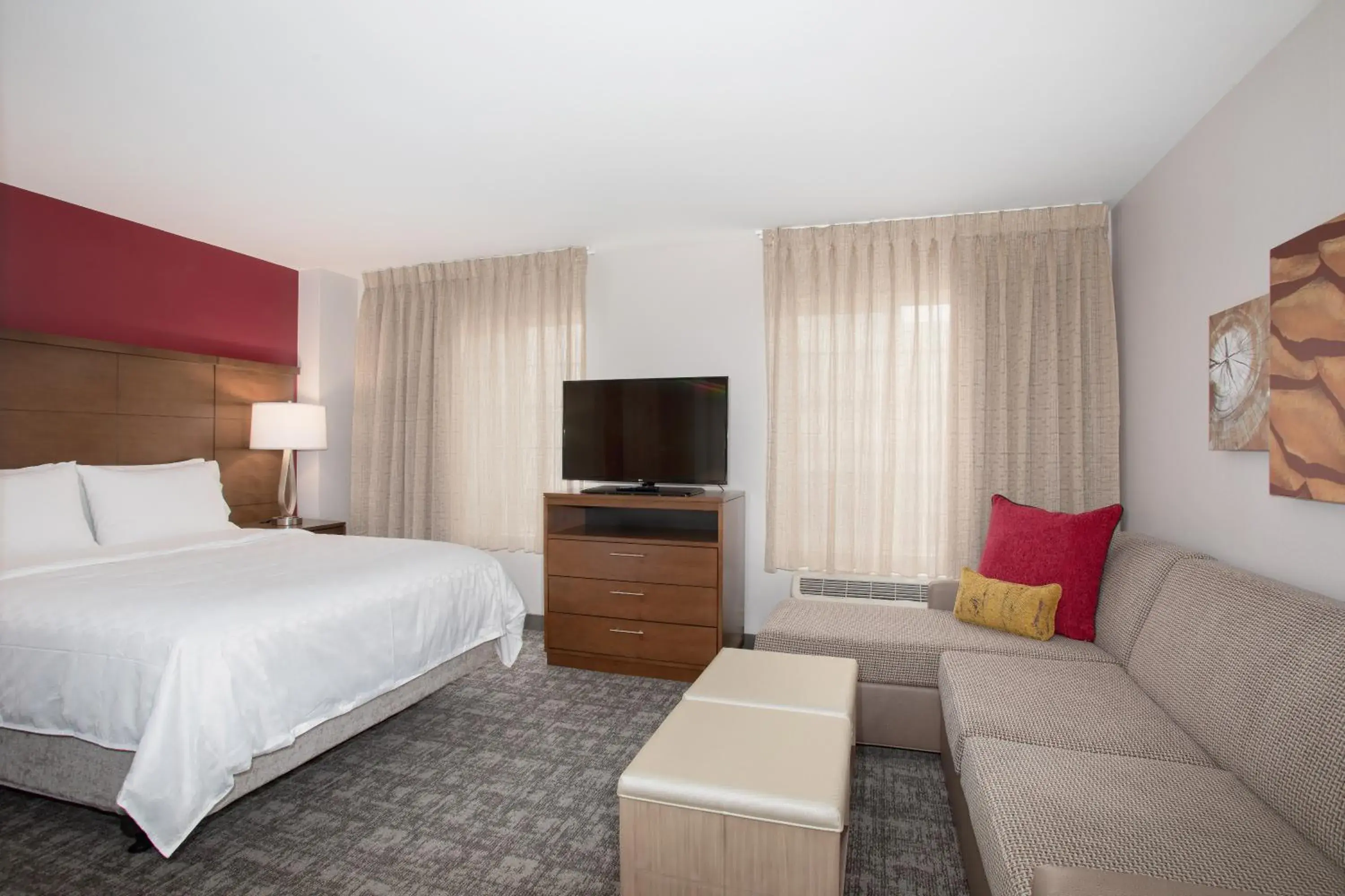 Bed in Staybridge Suites Denver International Airport by IHG Bed in Staybridge Suites Denver International Airport by IHG