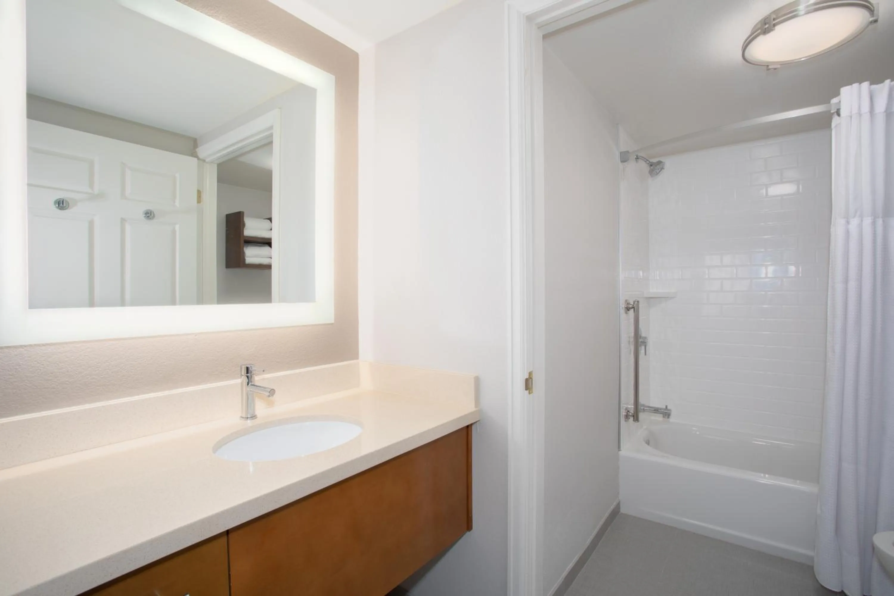 Bathroom in Staybridge Suites Denver International Airport by IHG
