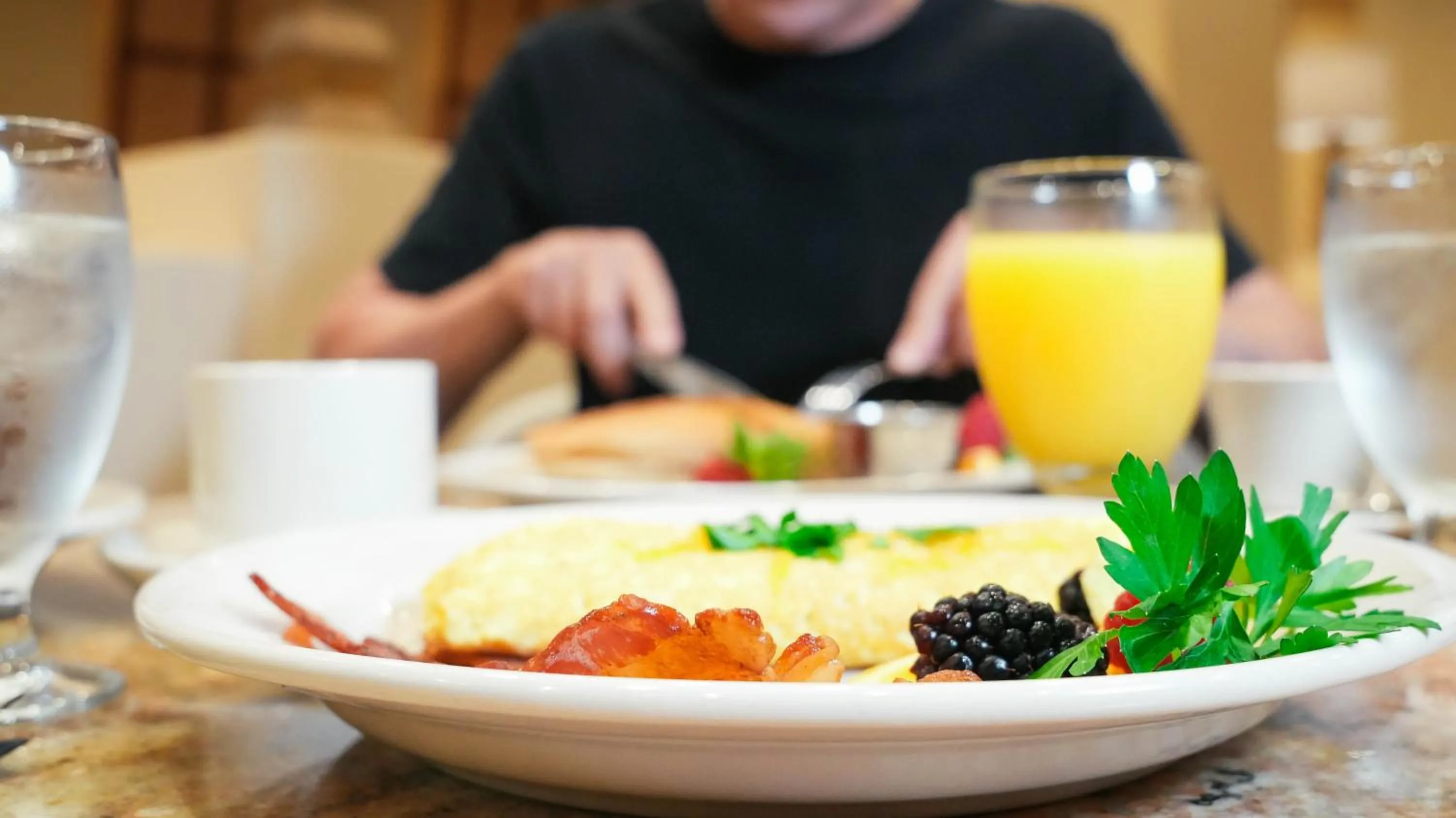 Breakfast in Crowne Plaza Houston Med Ctr-Galleria Area by IHG