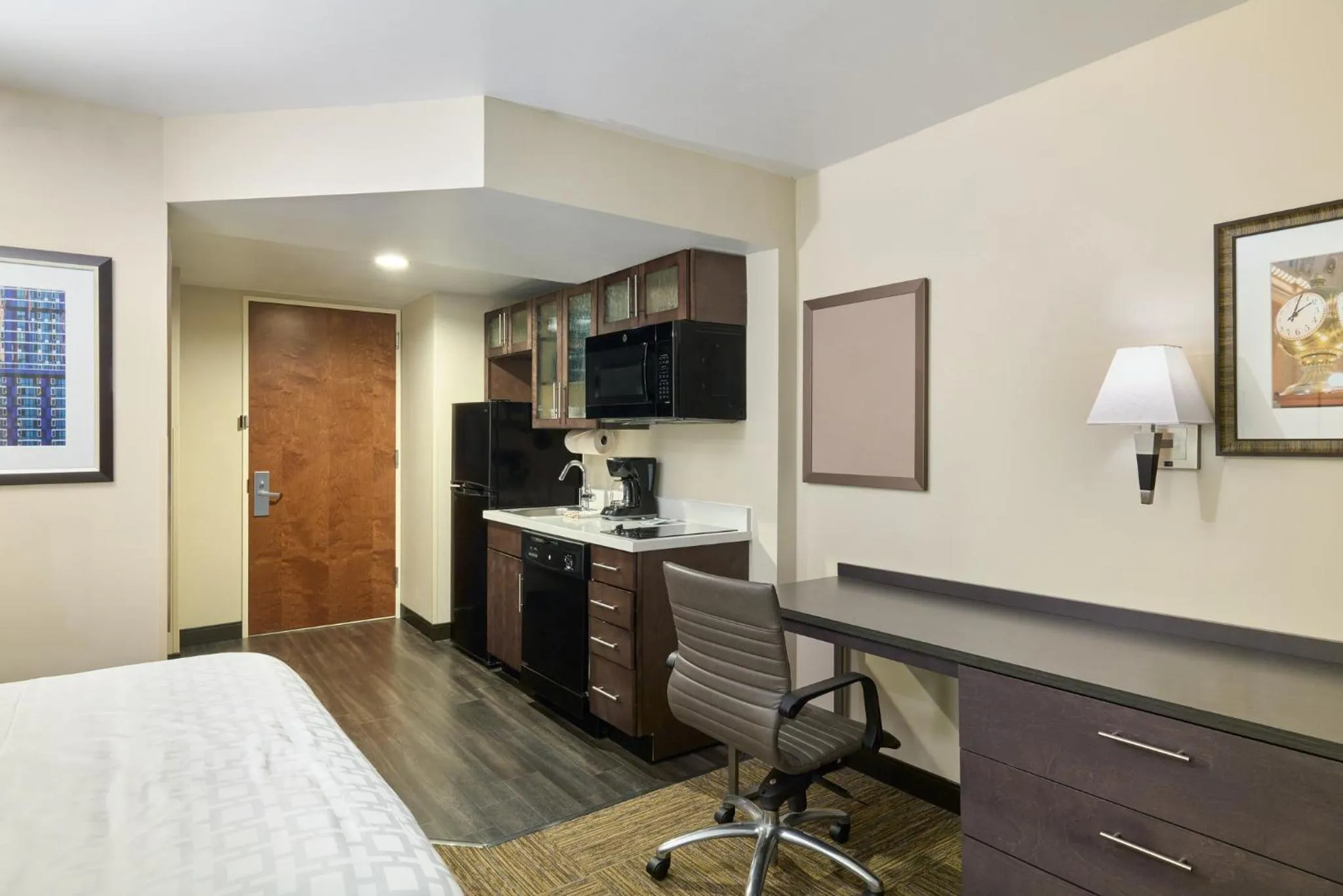 Photo of the whole room, Bed in Candlewood Suites NYC -Times Square by IHG