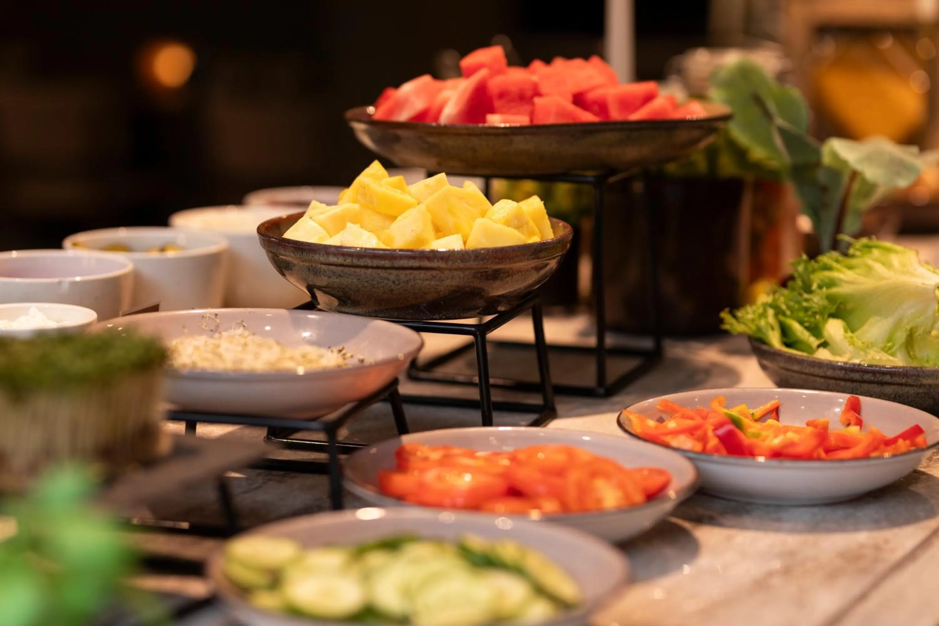 Buffet breakfast in Home Hotel Majoren