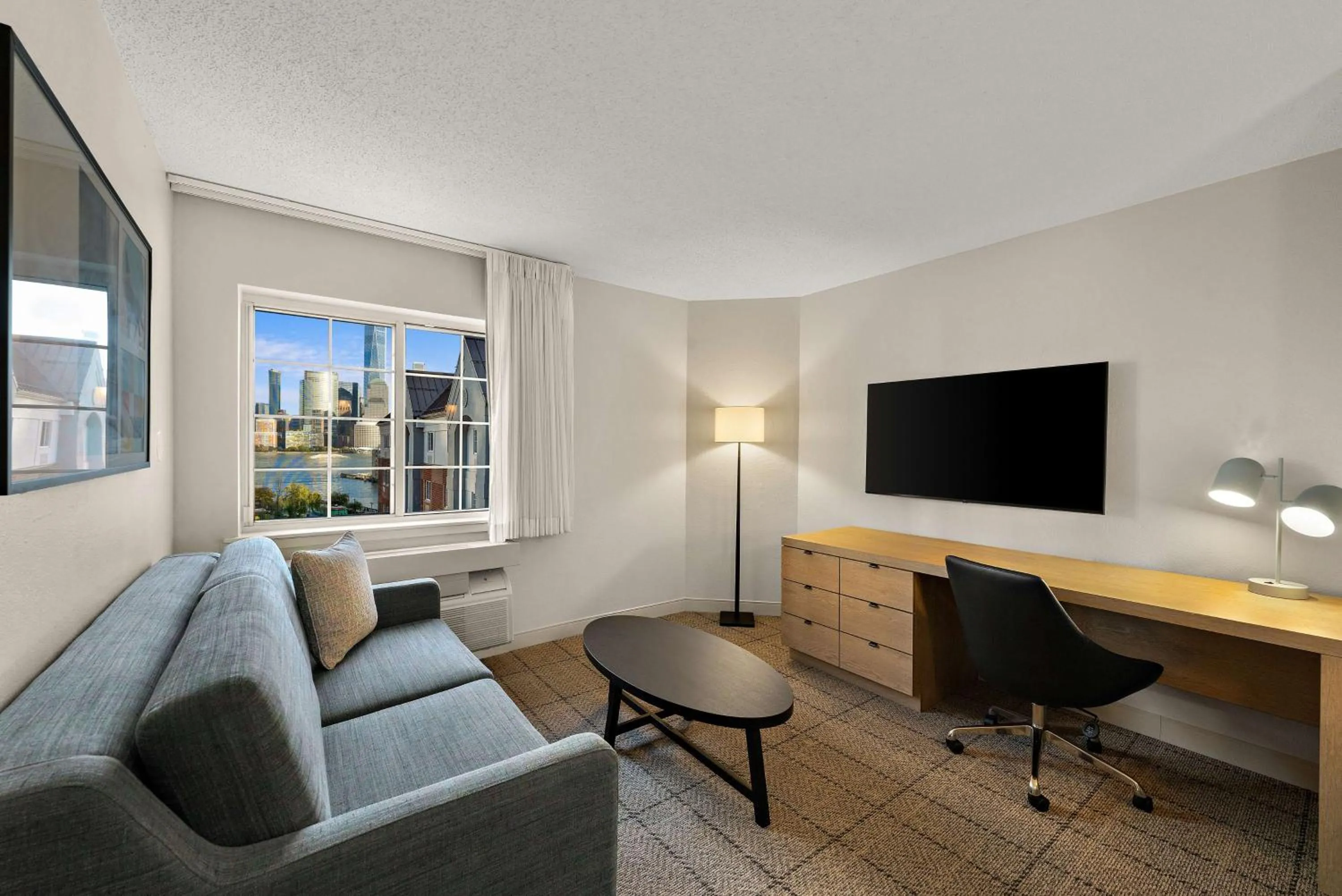 Photo of the whole room in Sonesta Simply Suites Jersey City