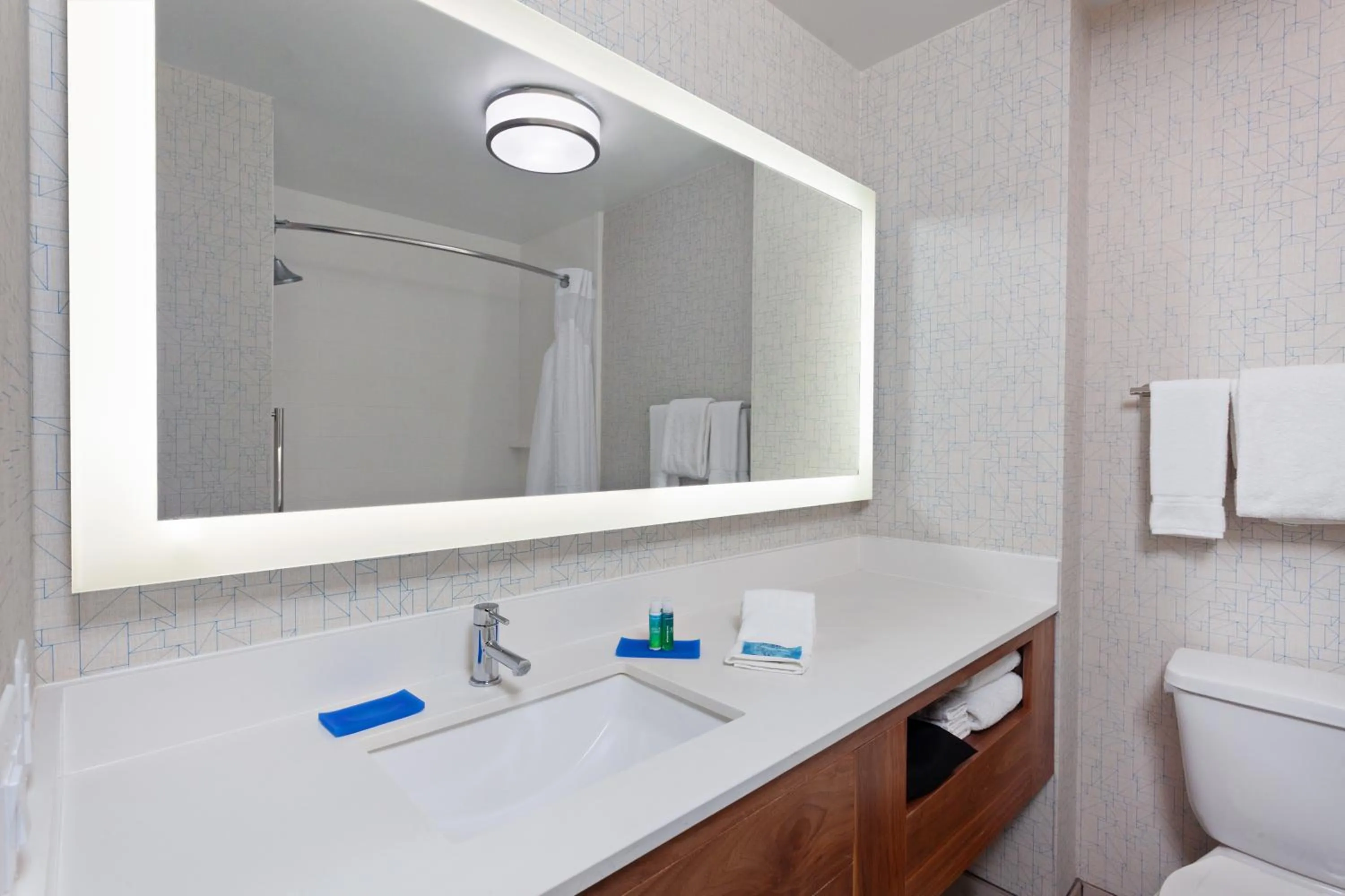 Bathroom in Holiday Inn Express Los Angeles LAX Airport by IHG