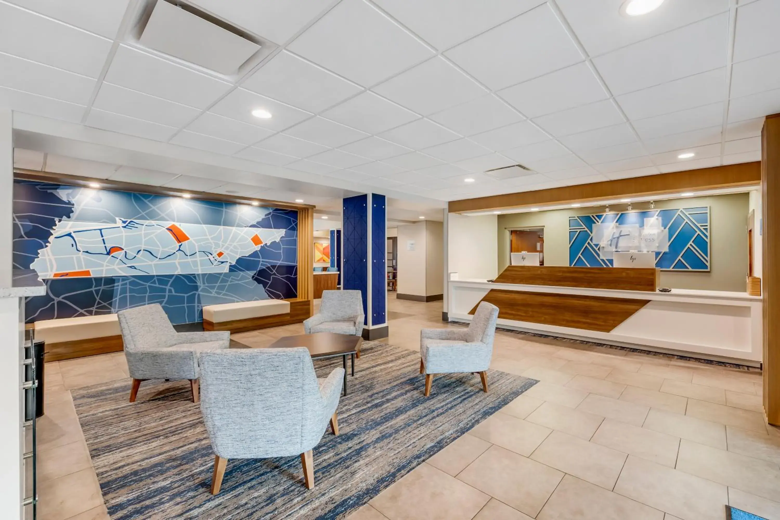 Lobby or reception in Holiday Inn Express & Suites Nashville Southeast - Antioch by IHG Lobby or reception in Holiday Inn Express & Suites Nashville Southeast - Antioch by IHG