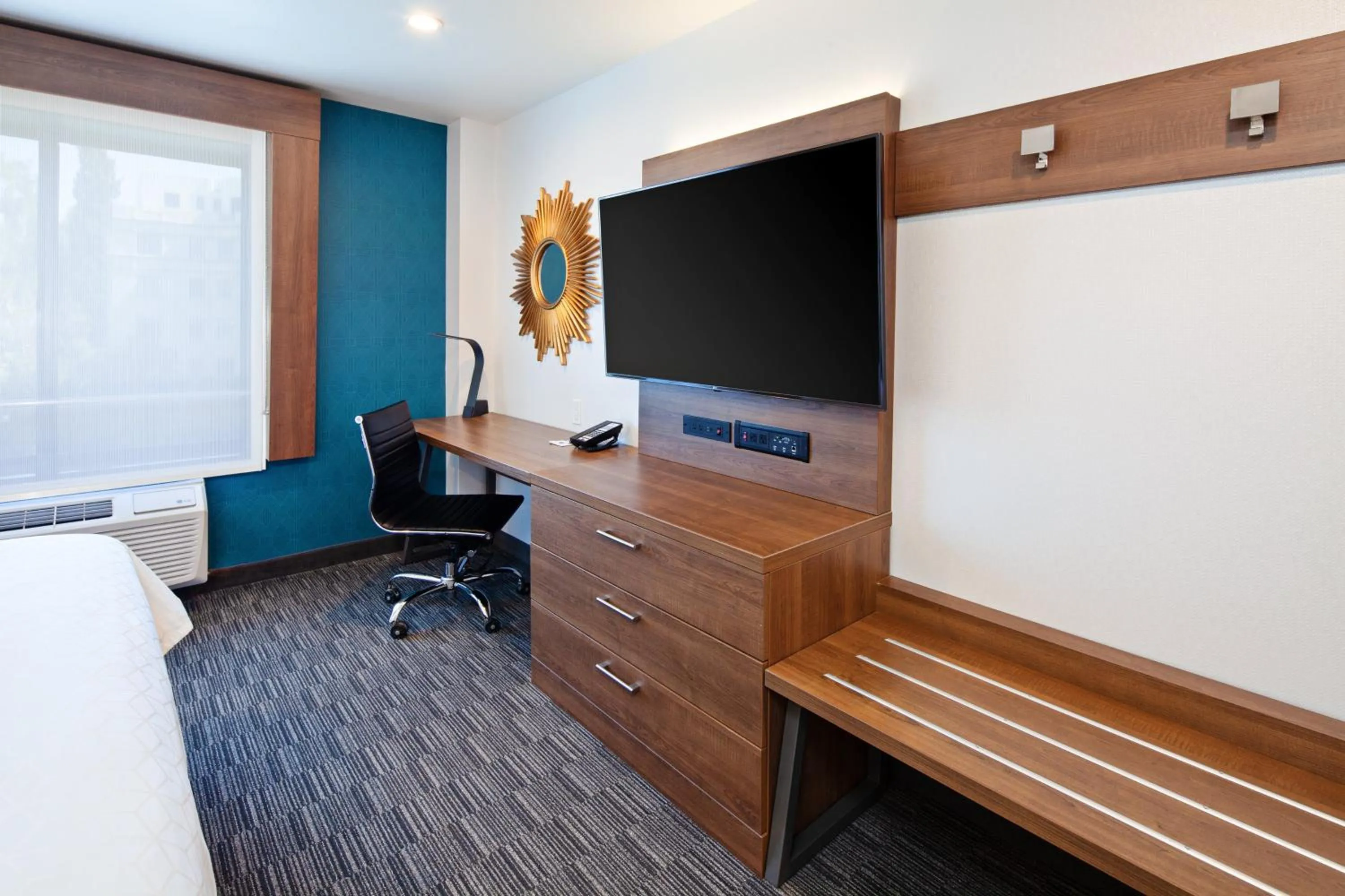 Photo of the whole room in Holiday Inn Express Hollywood Walk of Fame by IHG