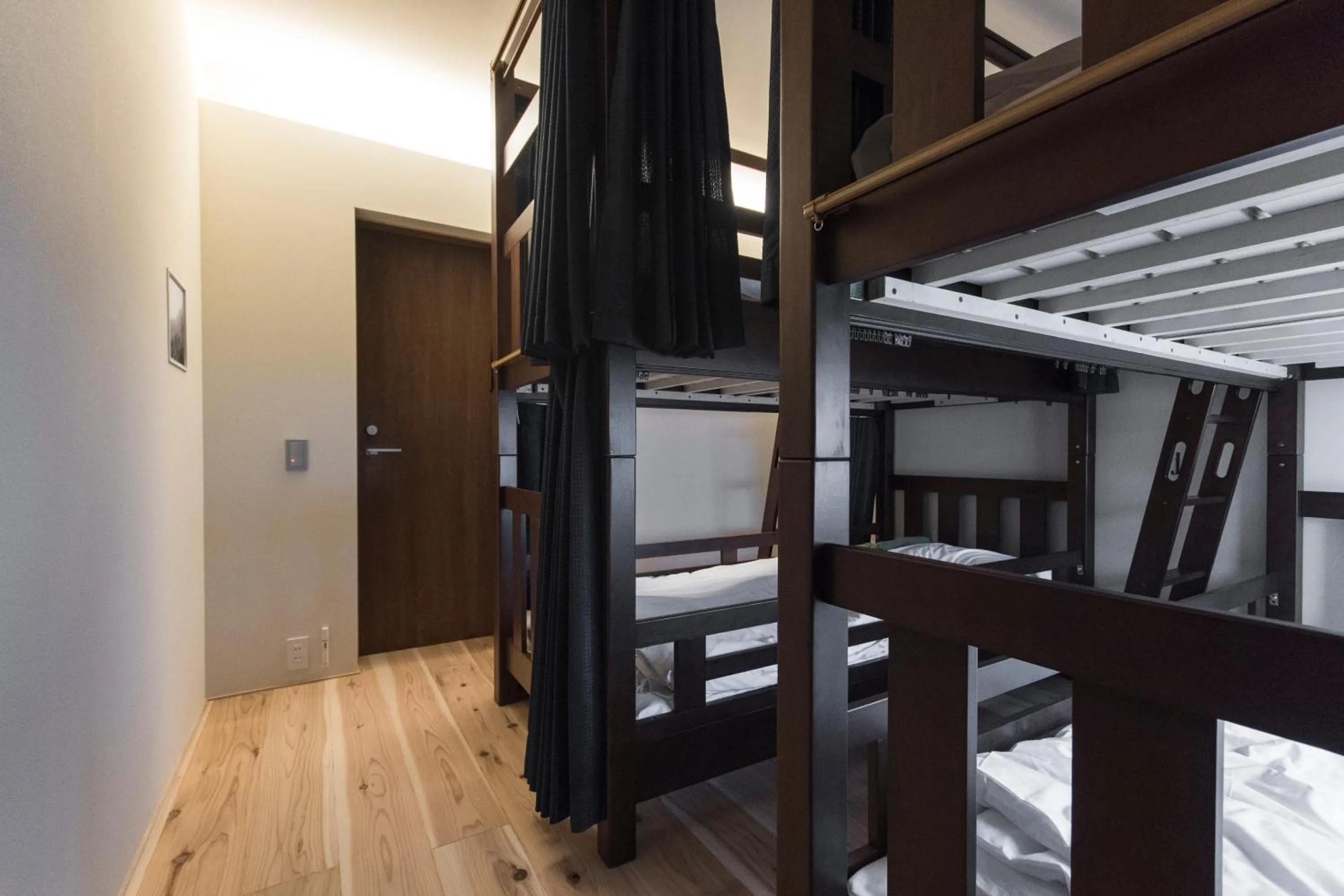 Photo of the whole room, Bed in Shizuya KYOTO