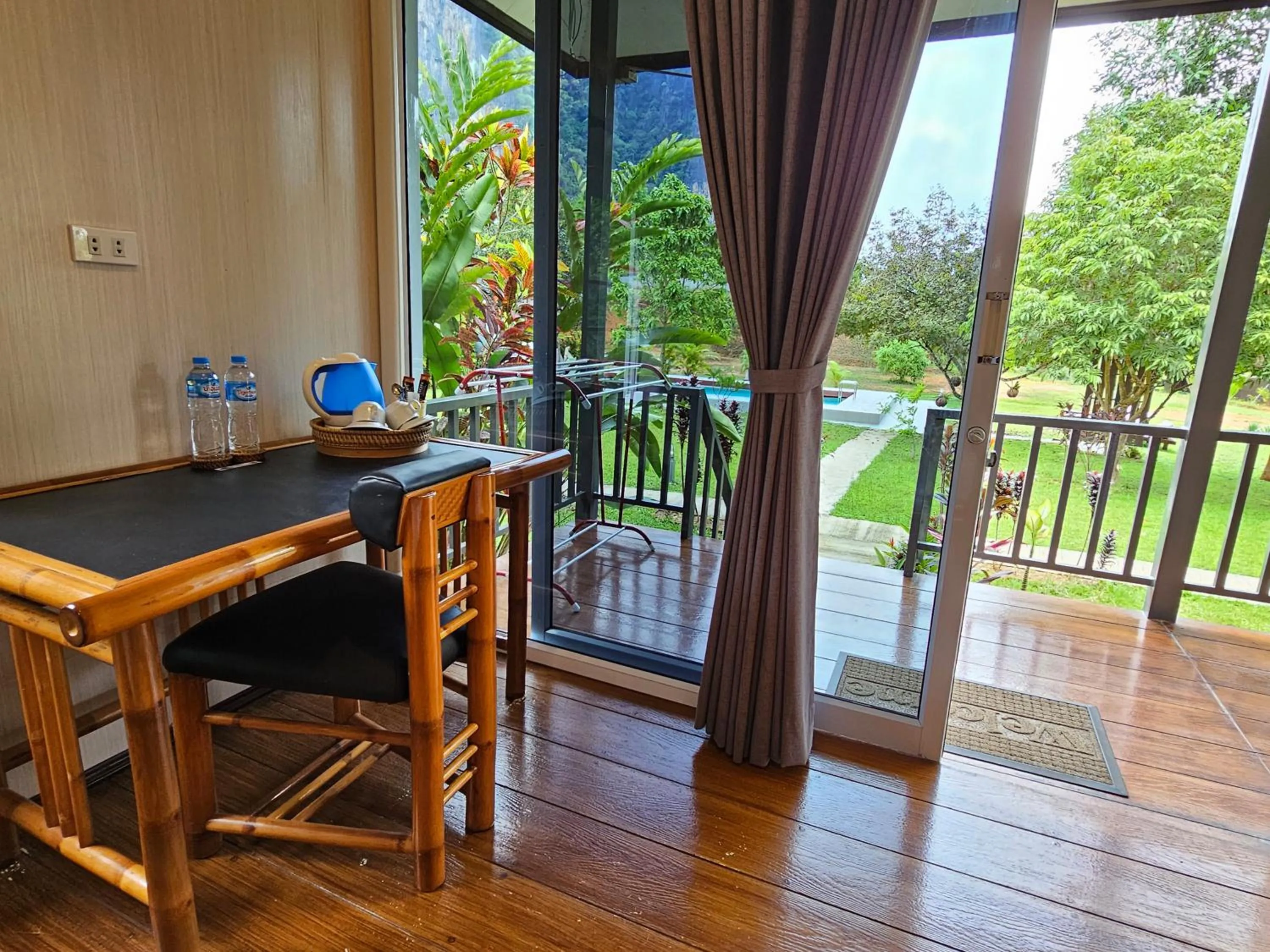 Seating area in Bearlinbungalow