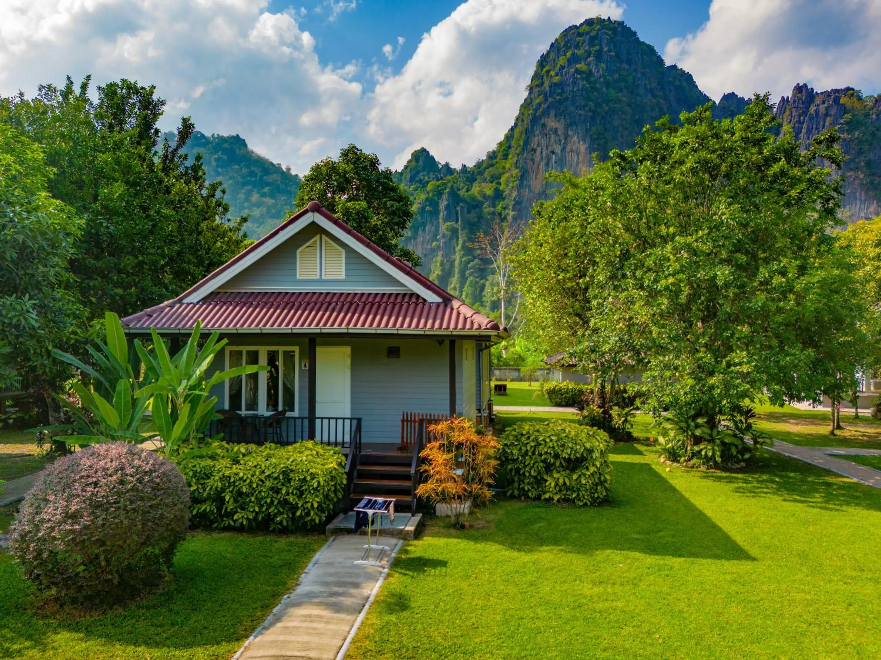 Garden view in Bearlinbungalow