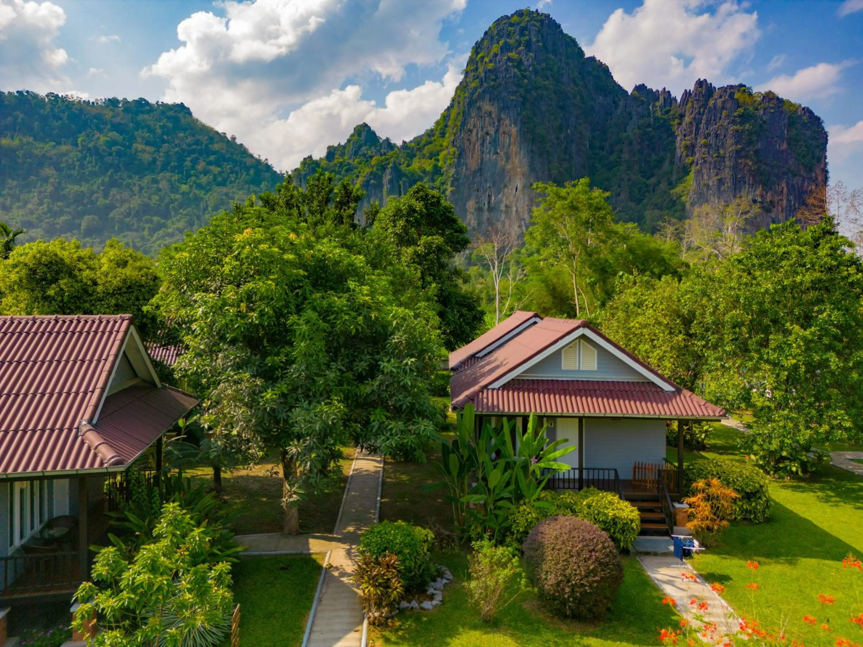Garden view in Bearlinbungalow