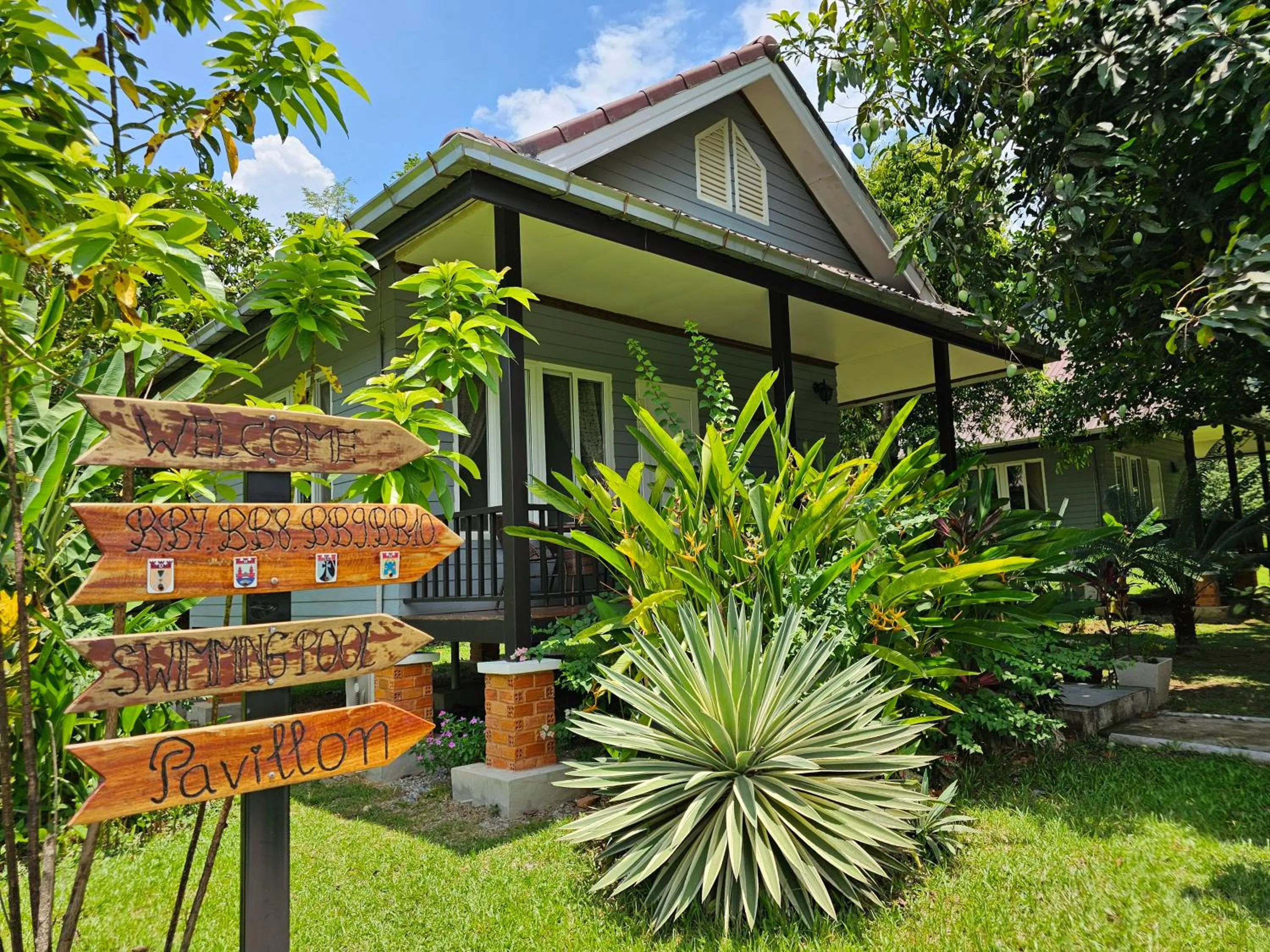 Garden view in Bearlinbungalow