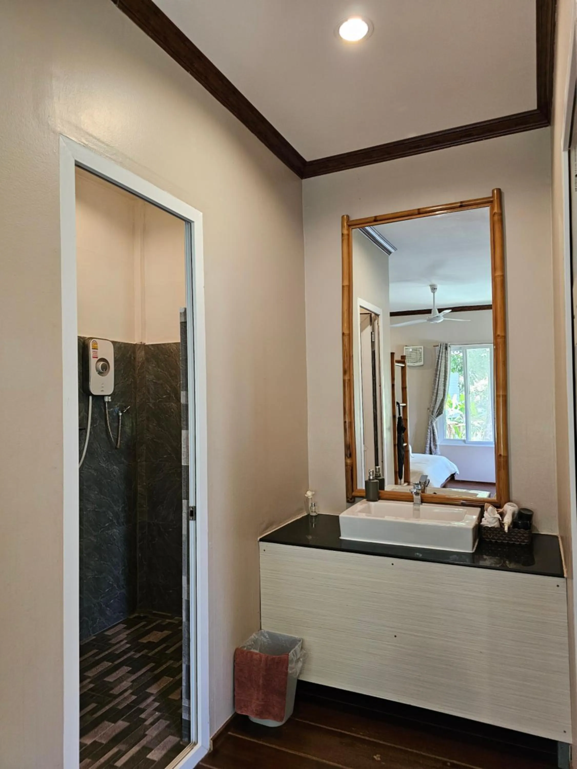 Shower in Bearlinbungalow