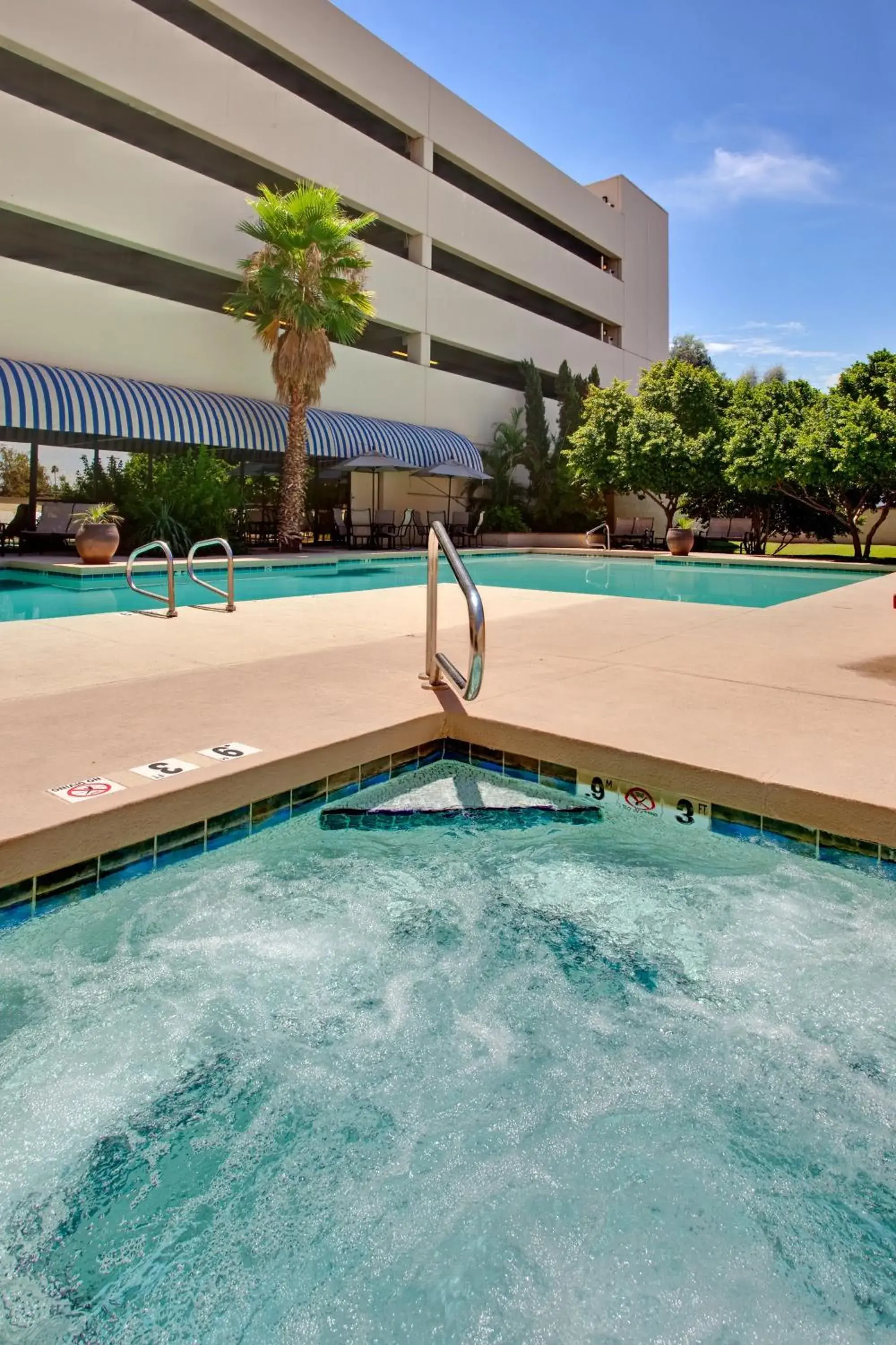 Swimming pool in Crowne Plaza Phoenix Airport - PHX by IHG Swimming pool in Crowne Plaza Phoenix Airport - PHX by IHG