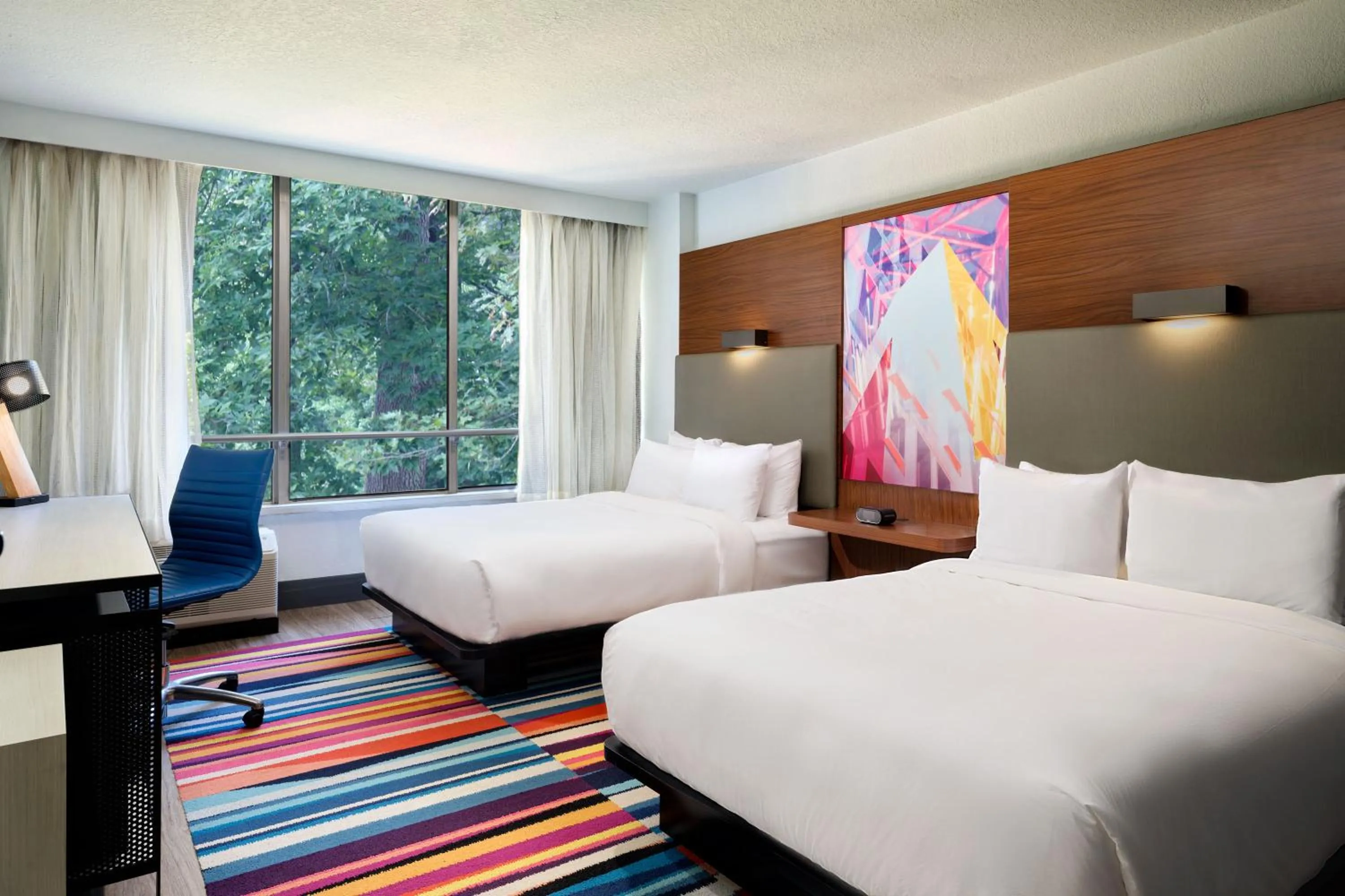 Bed in Aloft Miami Dadeland