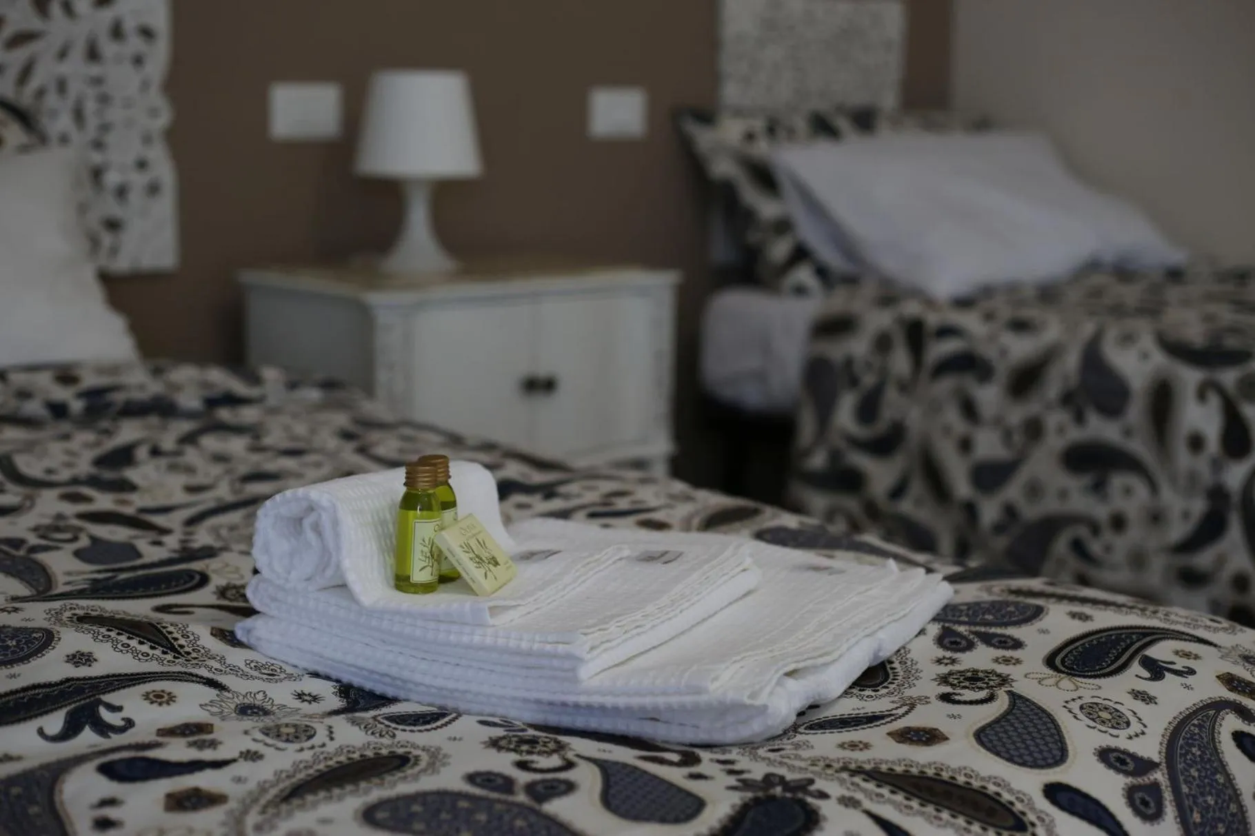 Decorative detail, Bed in My Sweet Rome Guest House