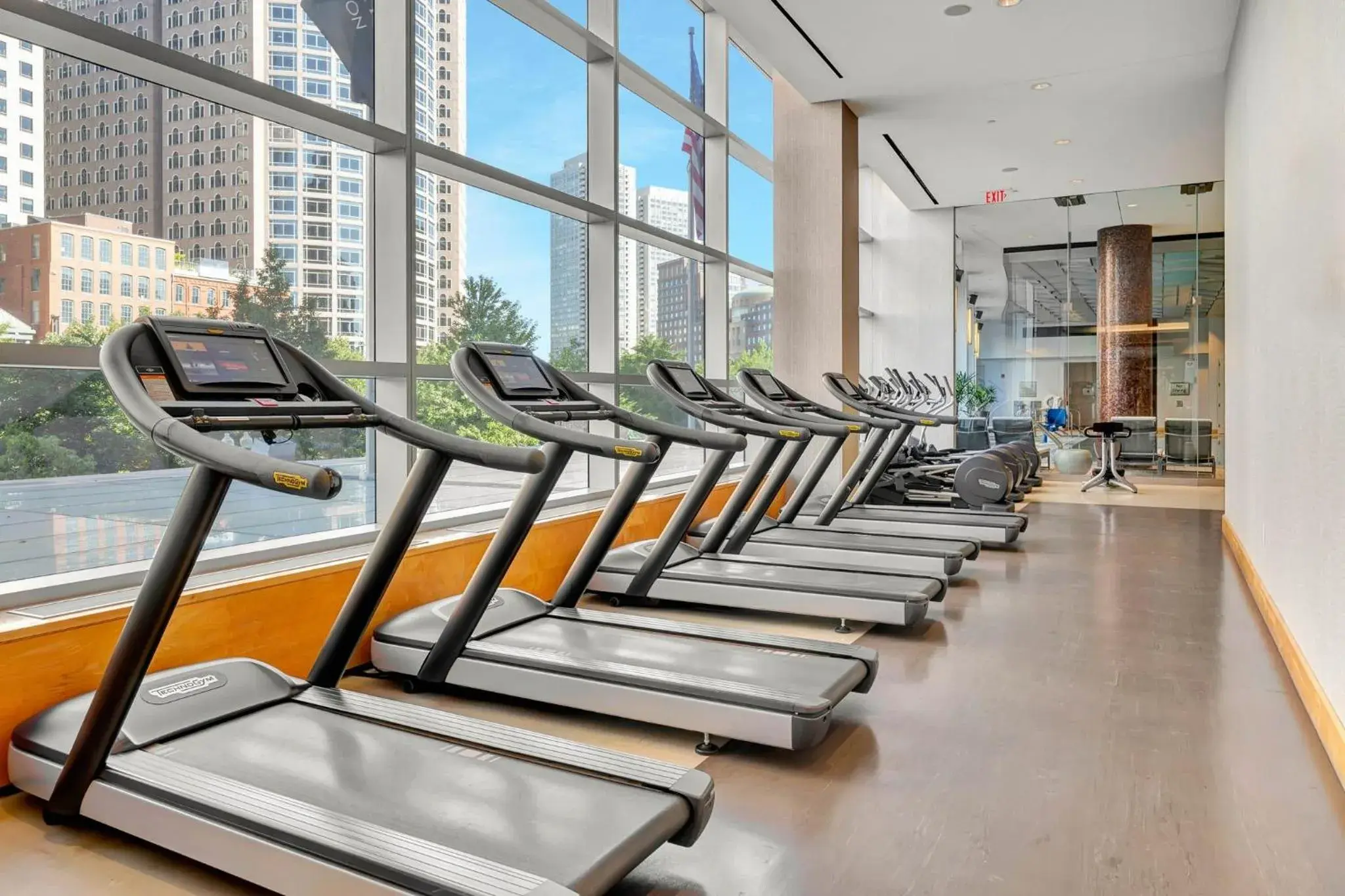 Fitness centre/facilities in InterContinental Boston by IHG Fitness centre/facilities in InterContinental Boston by IHG
