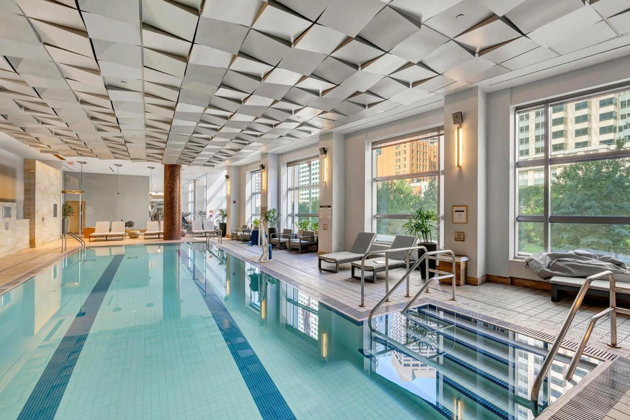 Swimming pool in InterContinental Boston by IHG
